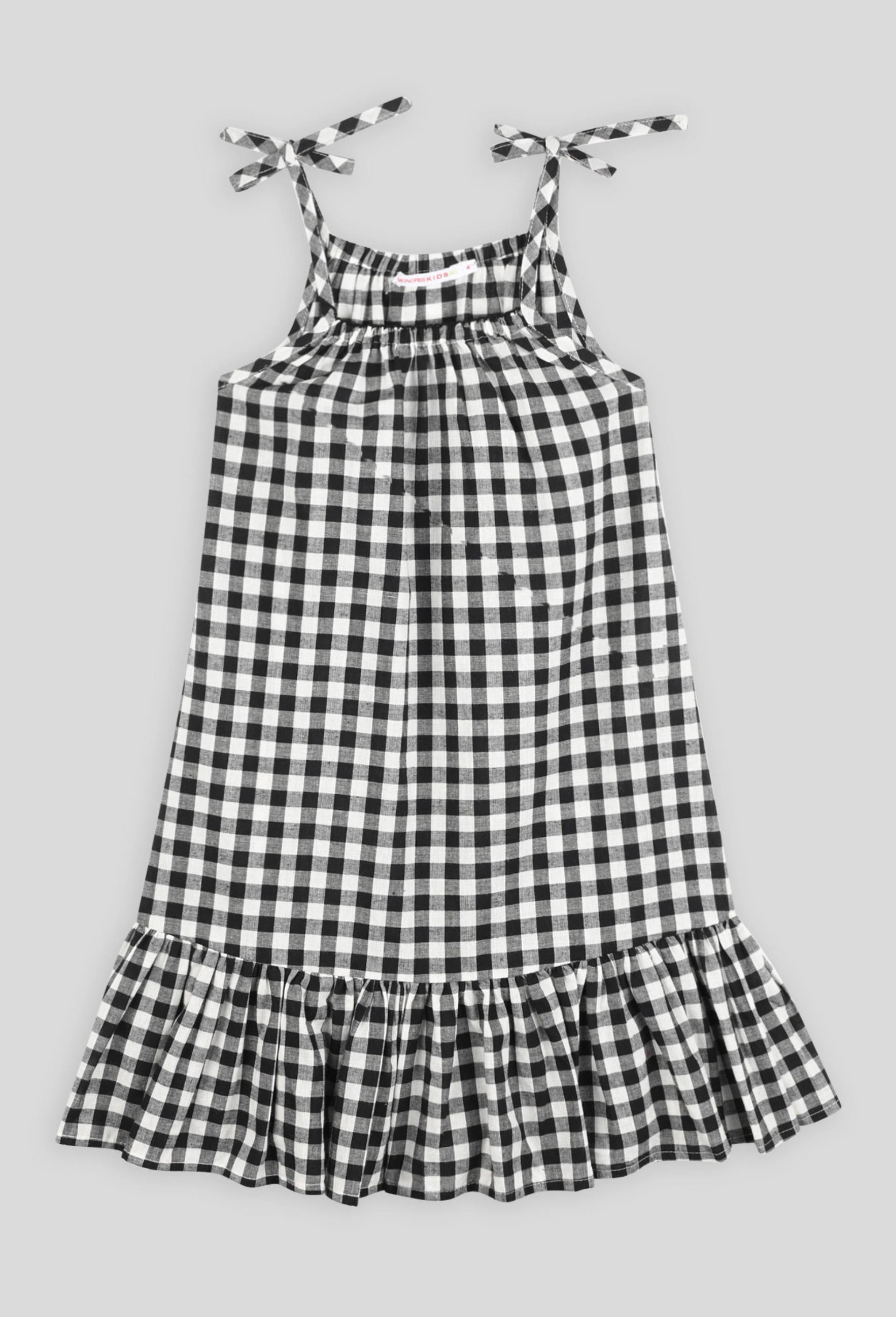 Robe à bretelles, Noir, large image number 0