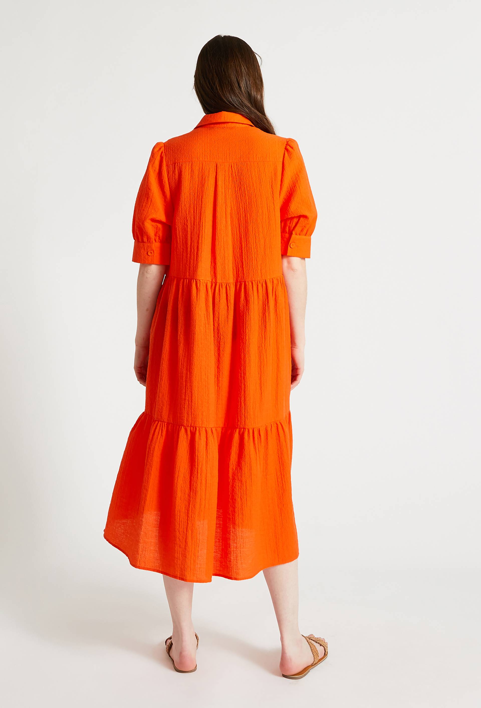 Robe Ample Robe Monoprix Rouge Online Robe Robe En Lin Monoprix - Main Image