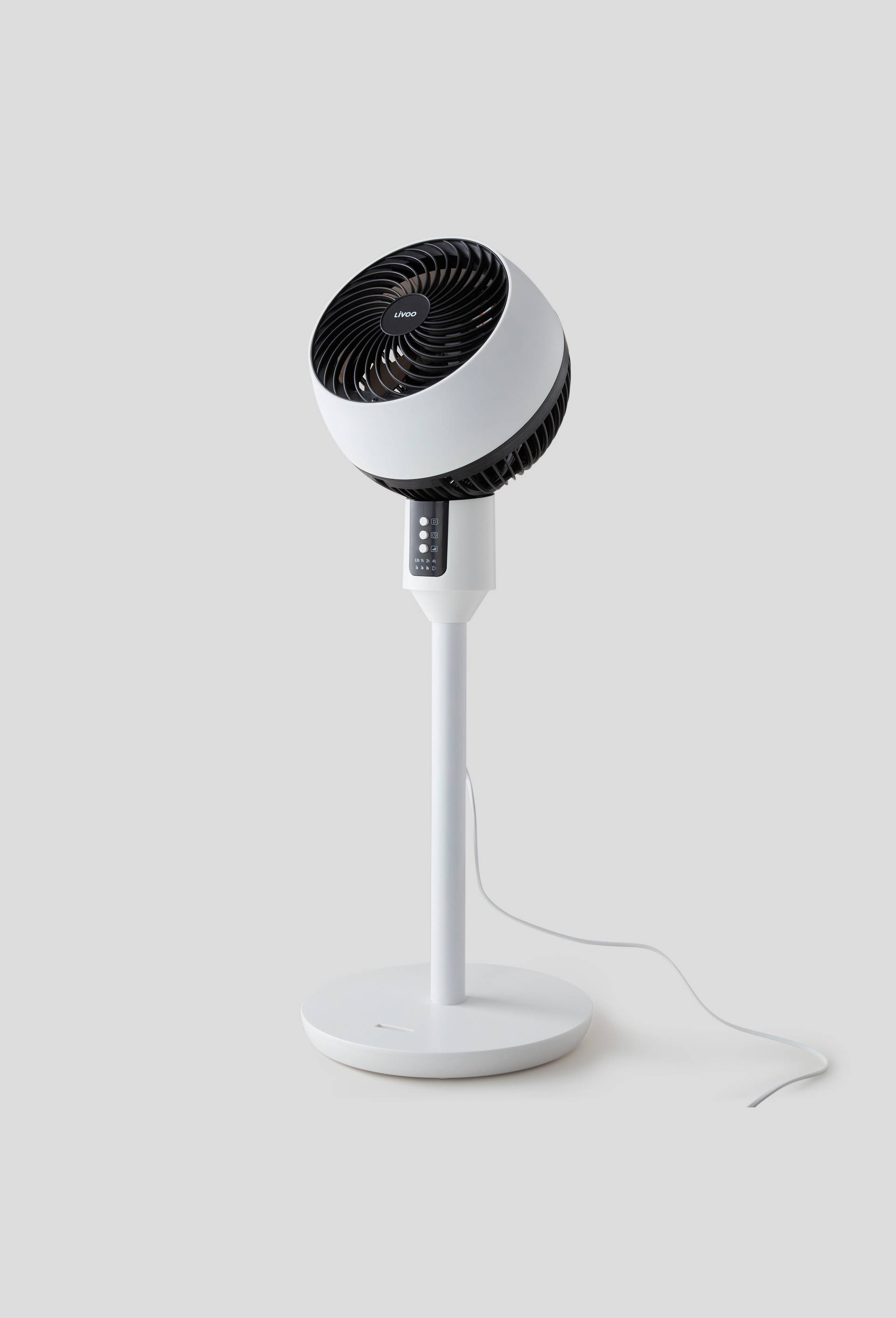 Ventilateur sur pied, Blanc, large image number 0