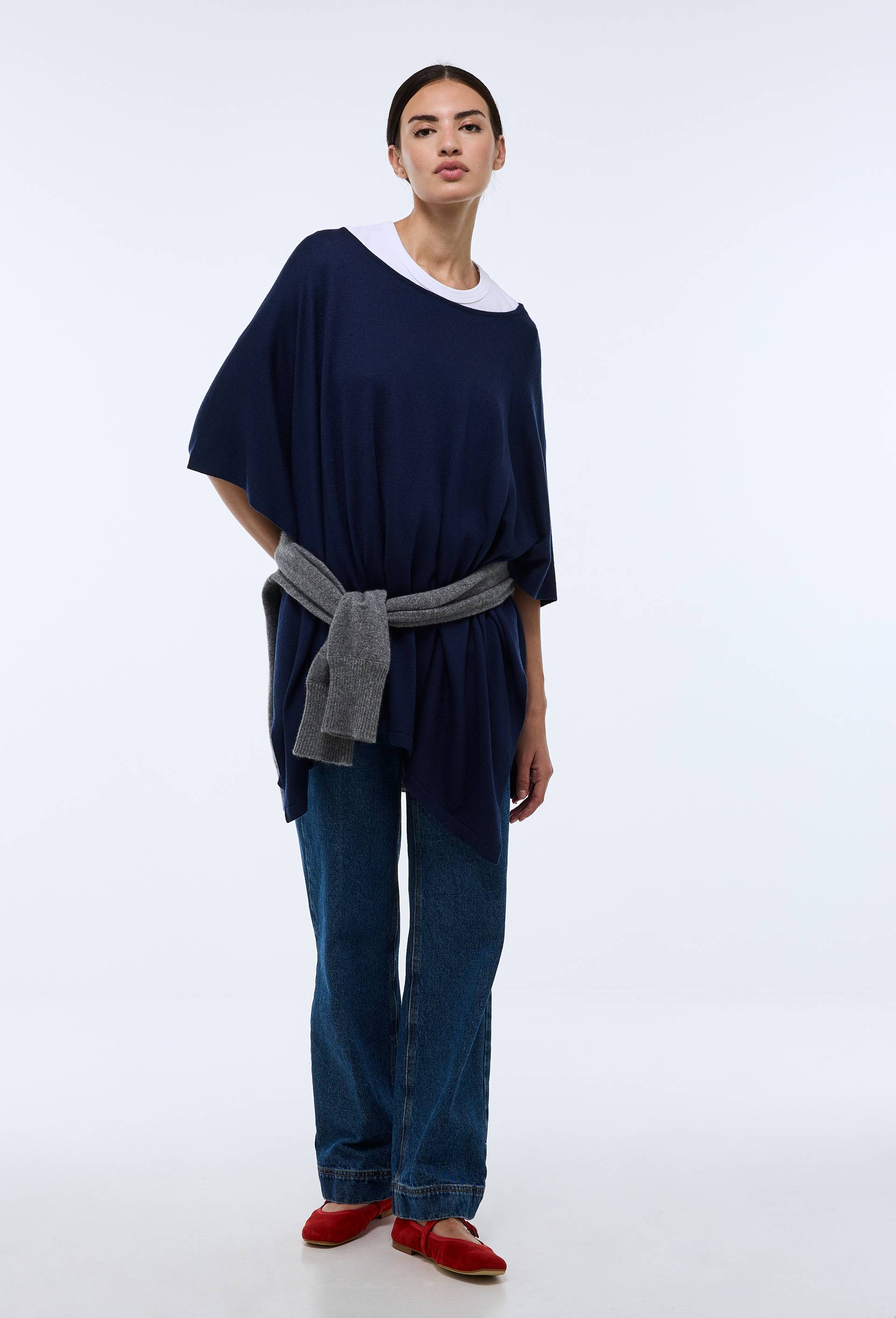 Poncho contenant de la laine et du cachemire - MONOPRIX - Modalova