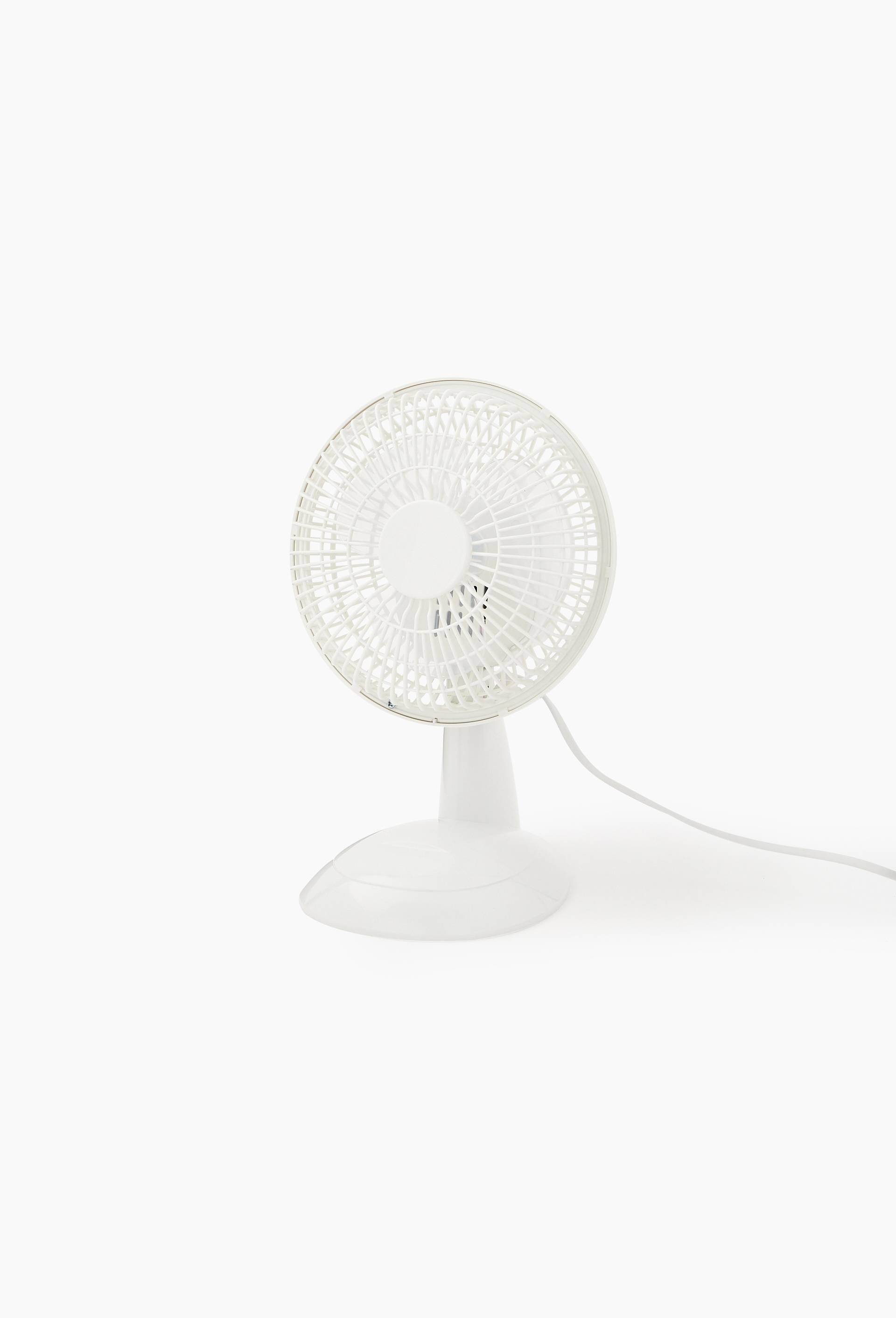 Ventilateur de table, 15cm, Blanc, large image number 0