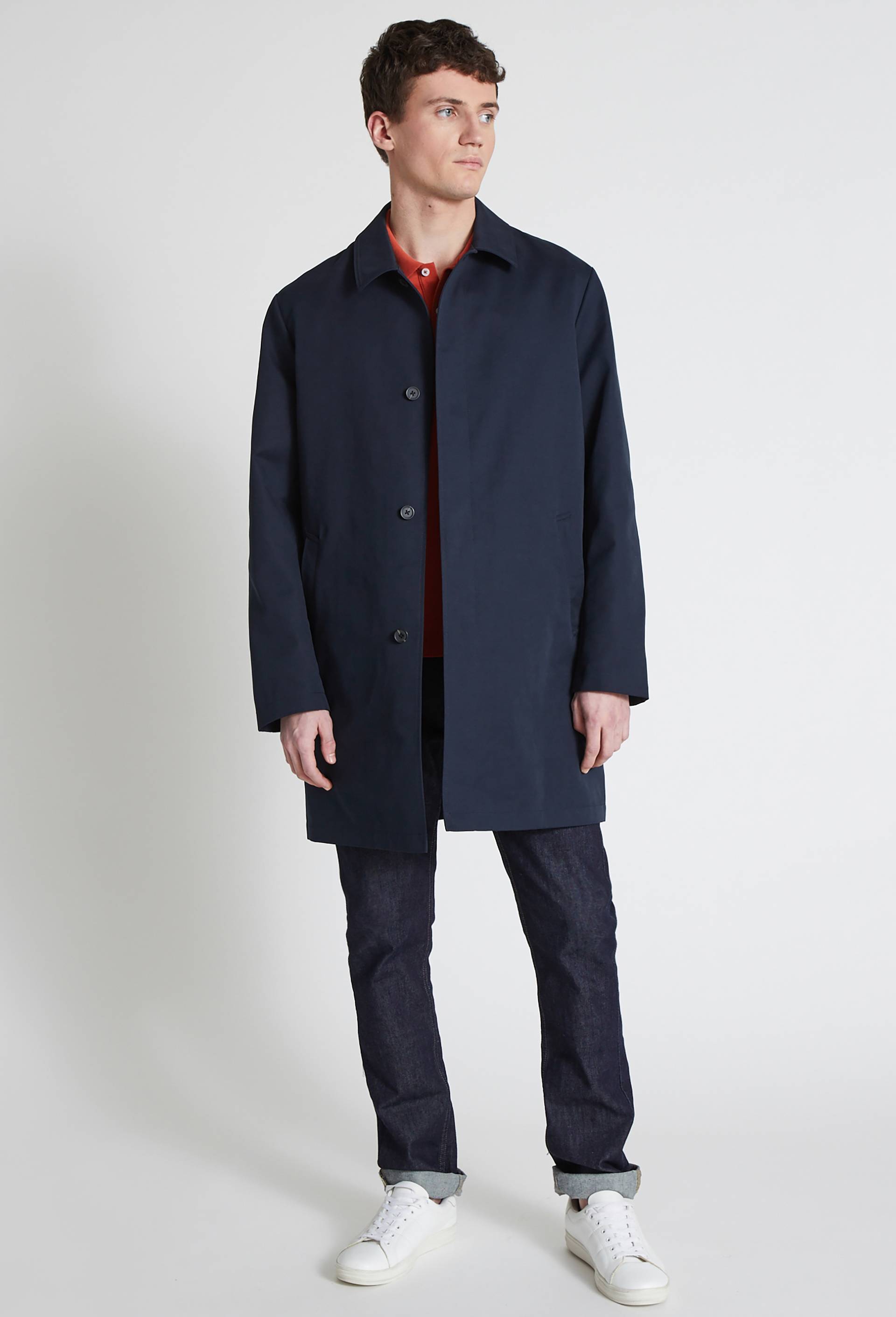 Trench, Bleu foncé, large image number 0