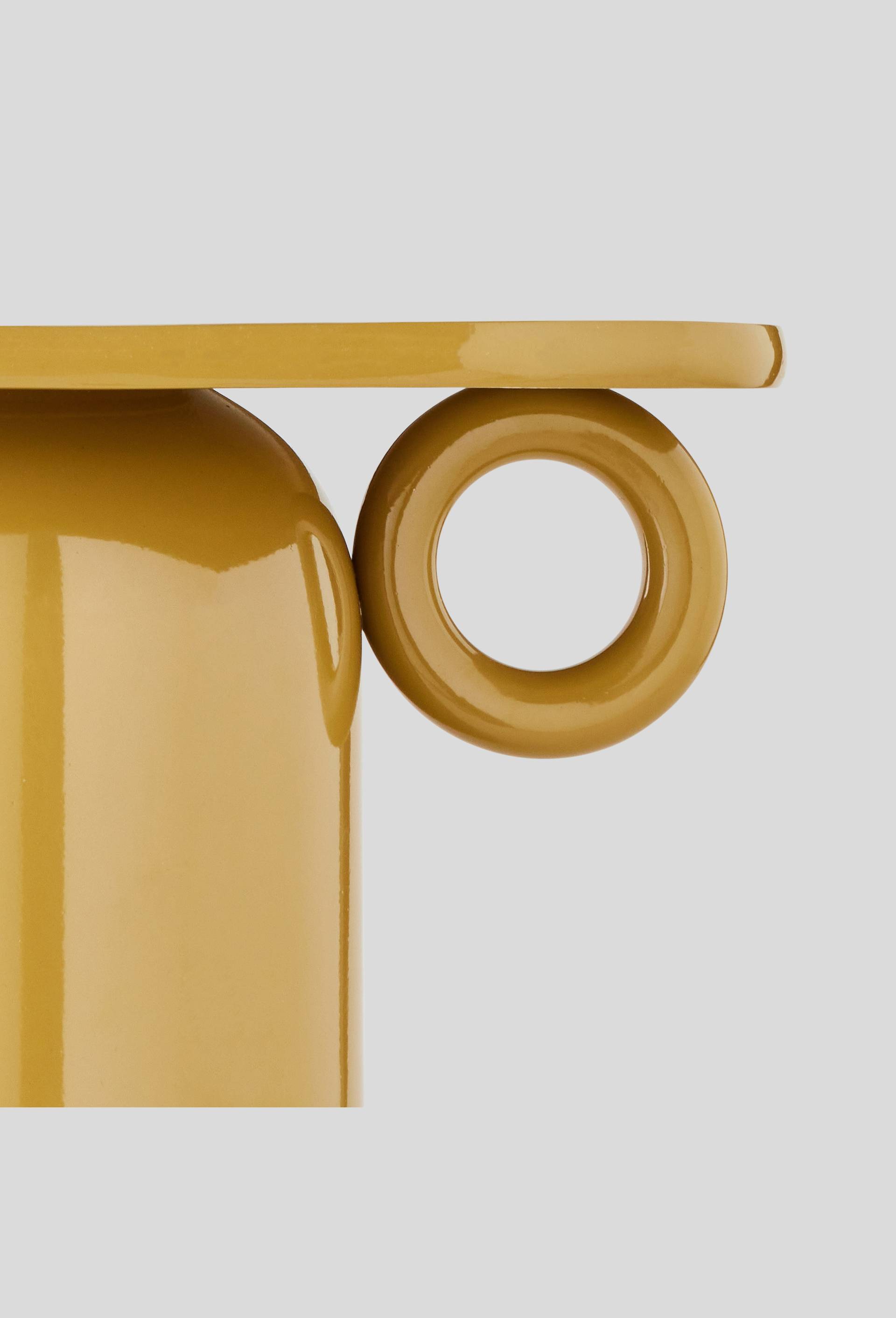 Table d'appoint, 45 x 30 x 45cm, en m&eacute;tal - MARGAUX KELLER X MONOPRIX, Brun clair, large image number 1