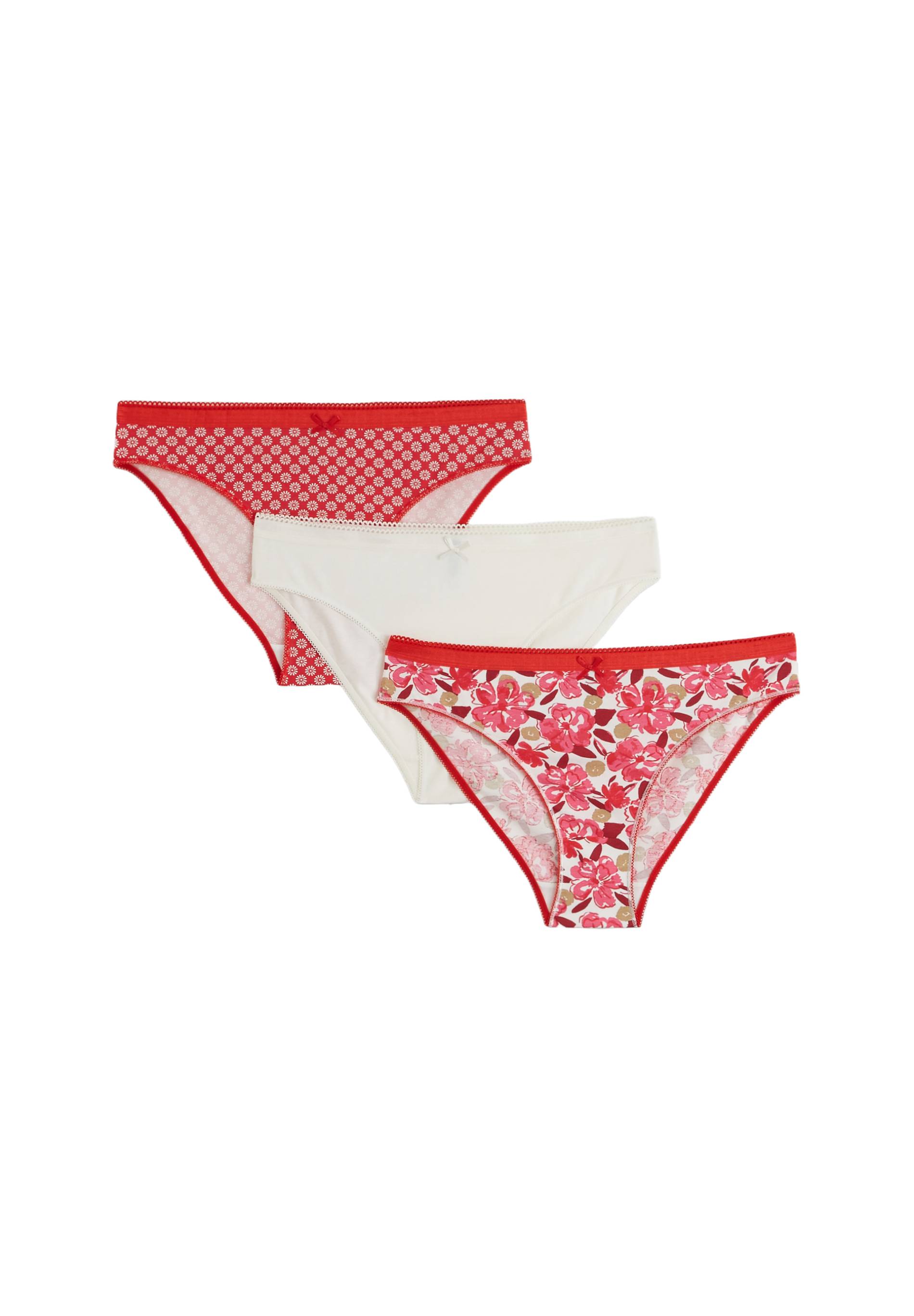 Lot de 3 culottes LEXIE en coton, Oeko-Tex, Ecru, large image number 2.0