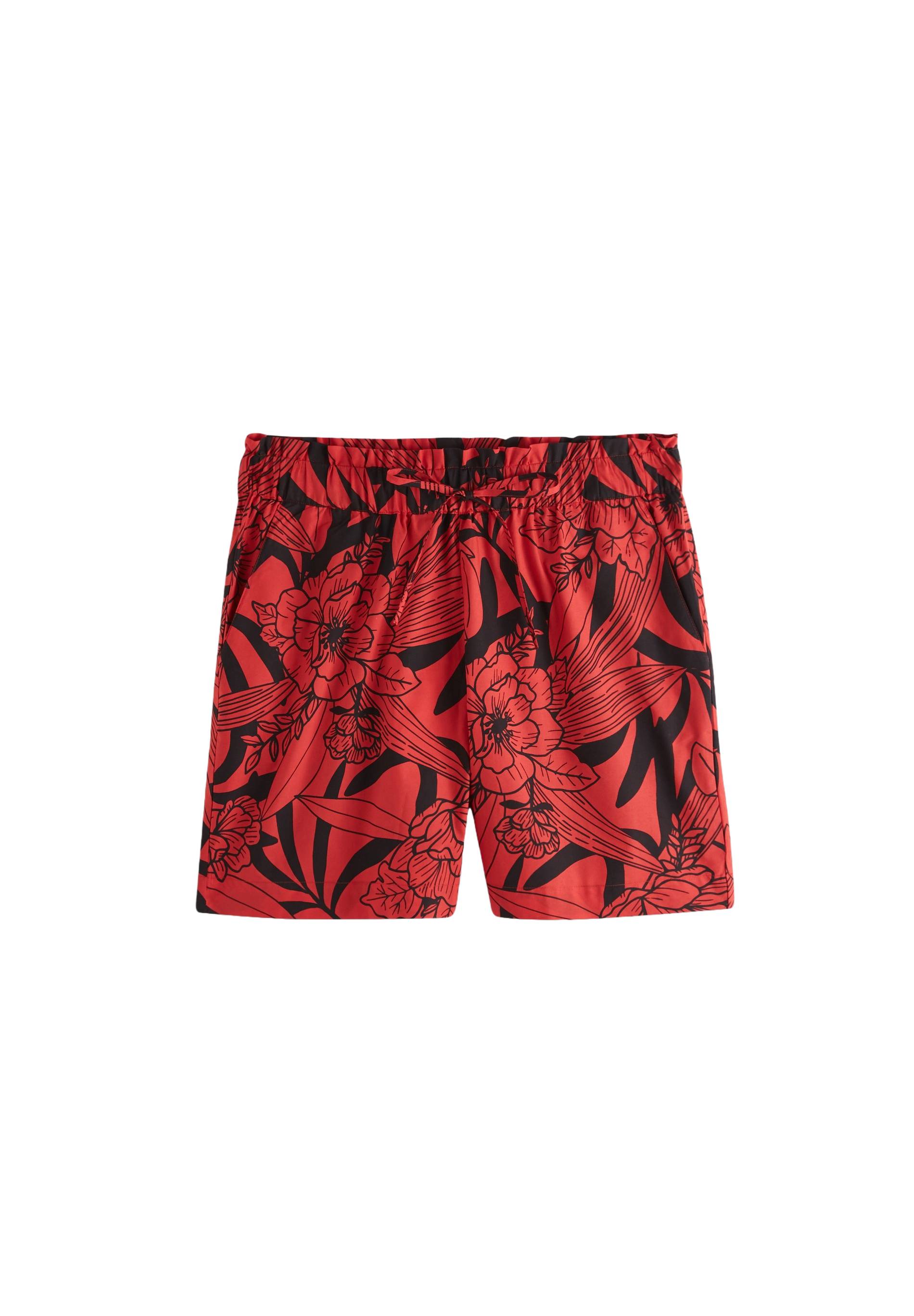 Short en coton imprim&eacute;e, Rouge, large image number 5