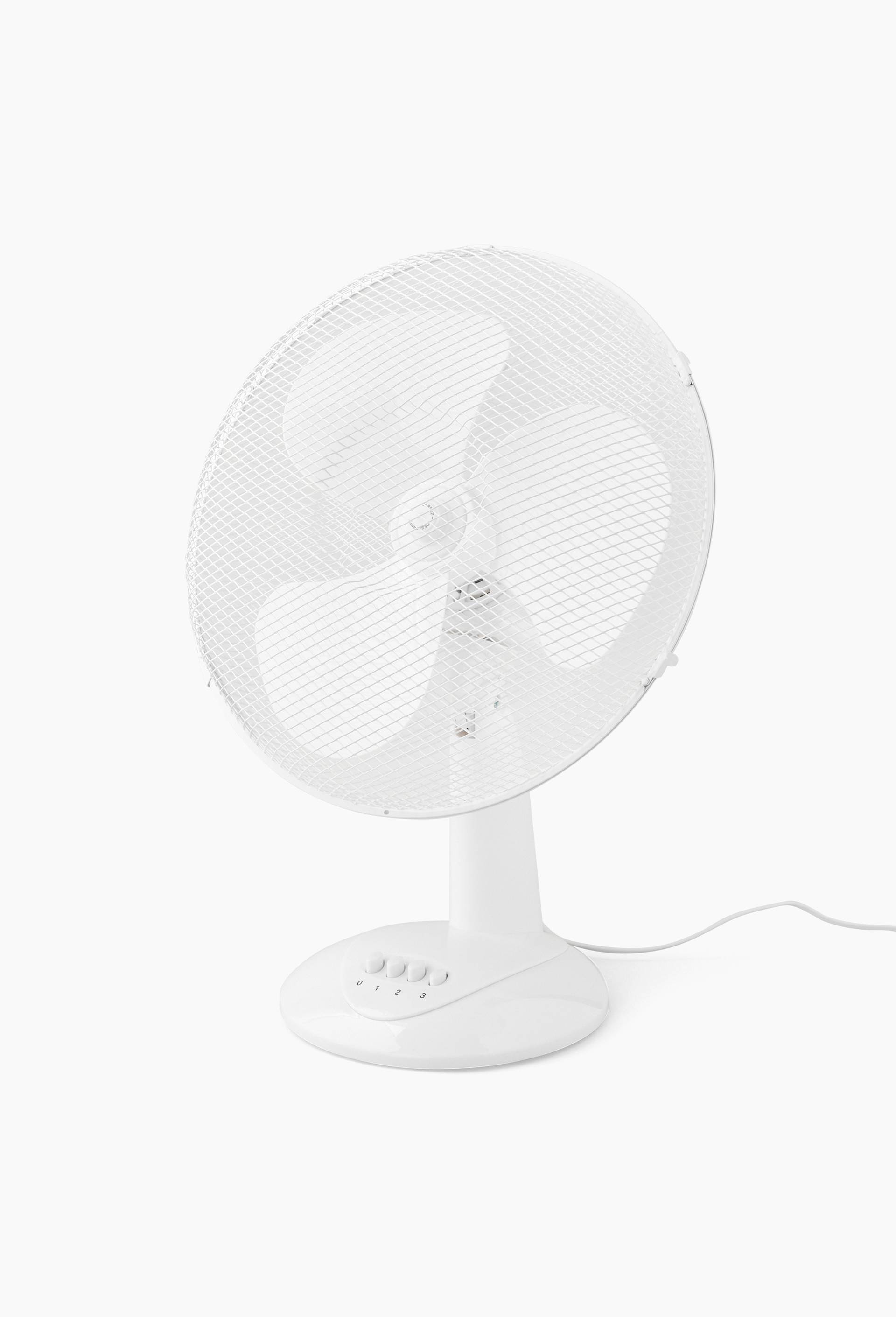 Ventilateur de table, 40cm, Blanc, large image number 0