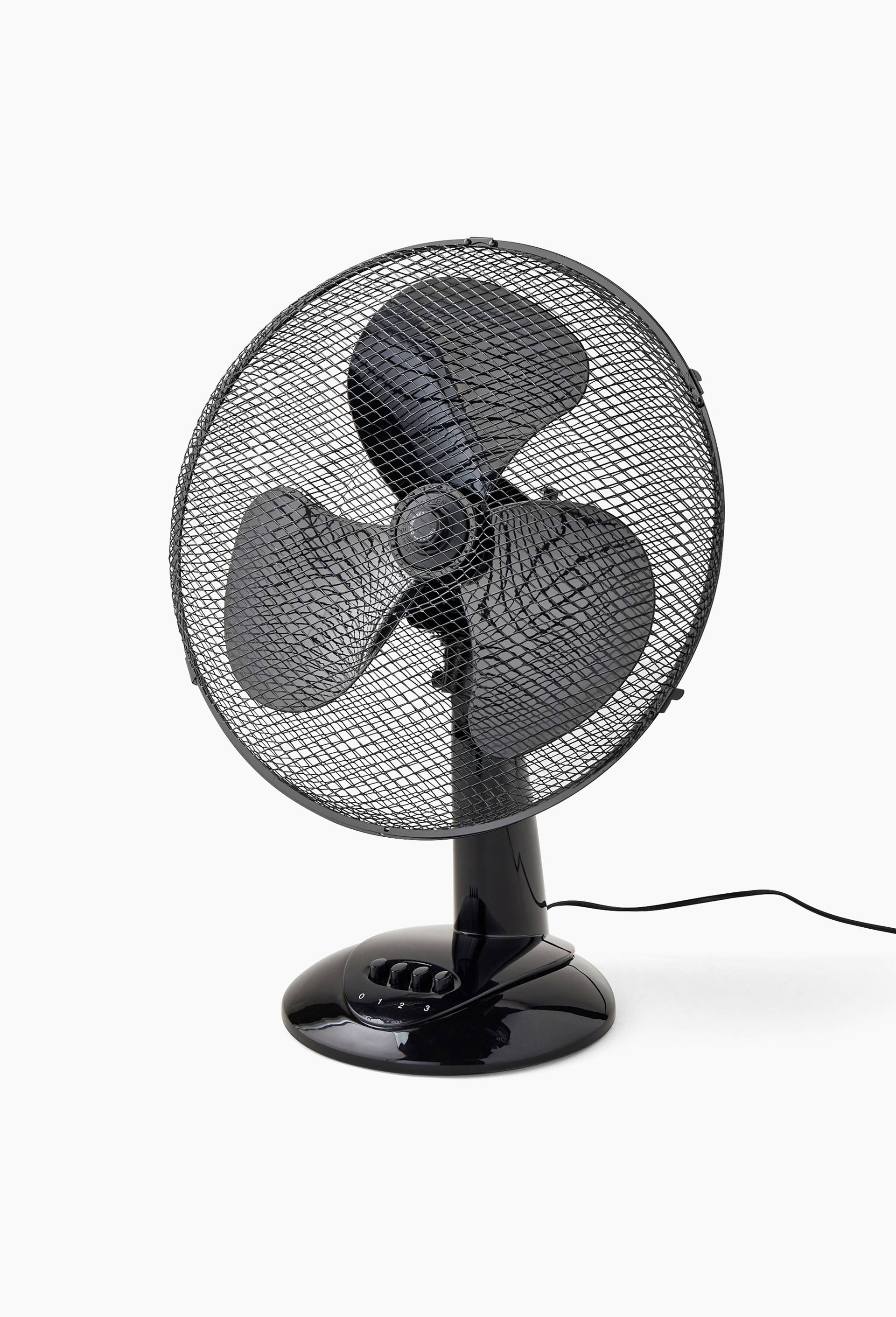 Ventilateur de table, 40cm, Noir, large image number 0
