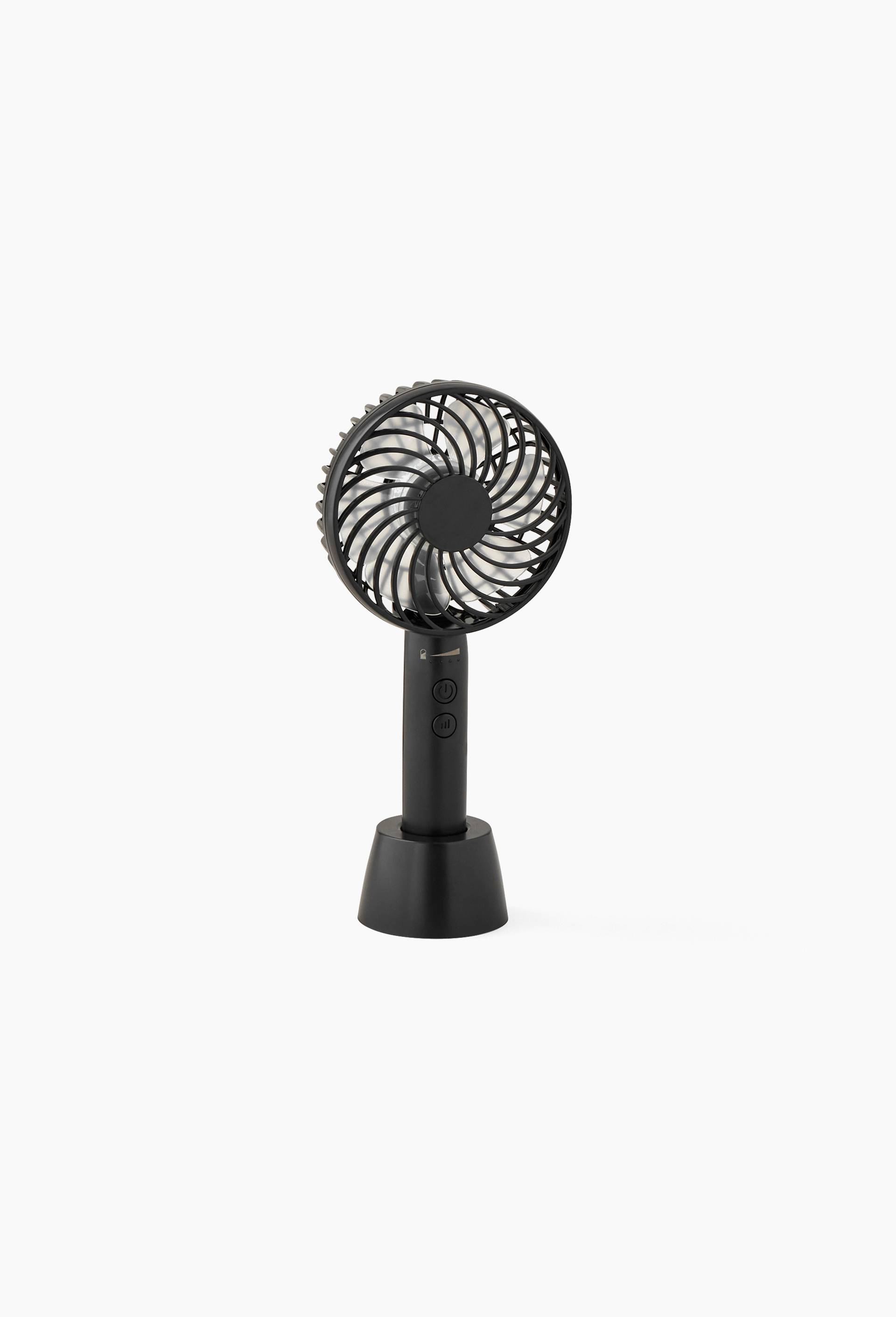 Mini ventilateur portatif, 23cm, Noir, large image number 0