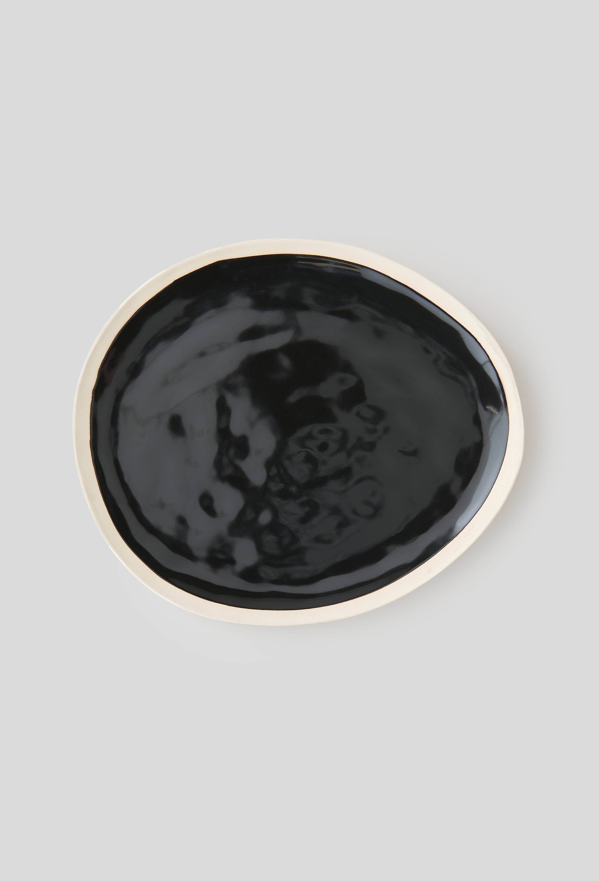 Assiette plate biscuit, Noir, large image number 0