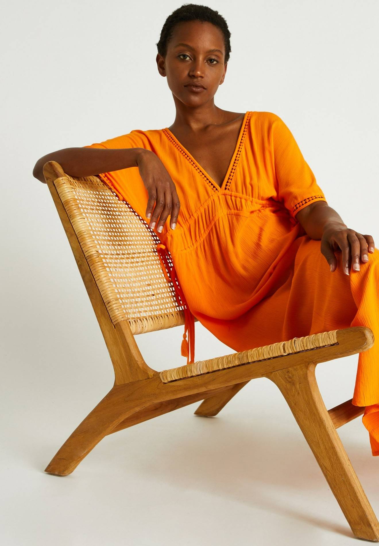 Robe de plage, Orange, large image number 3.0