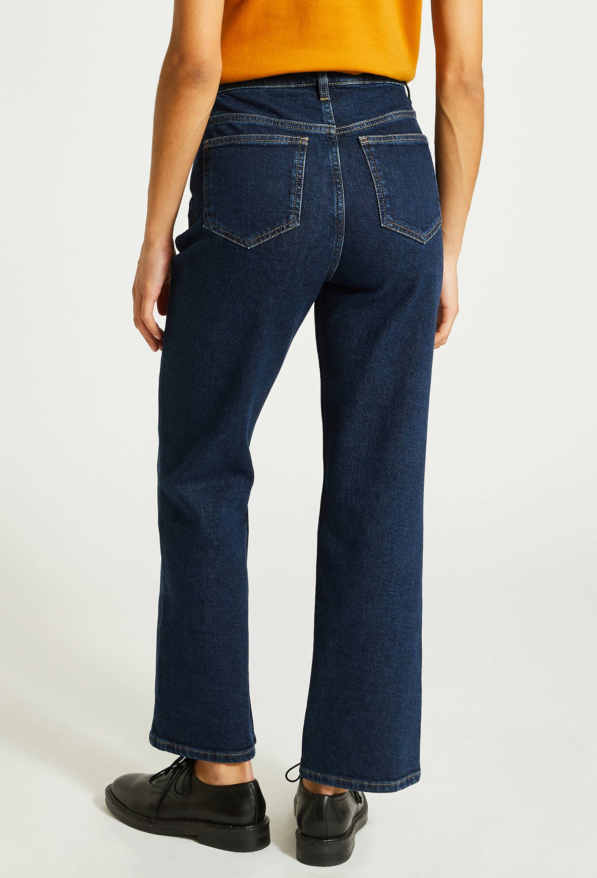 Pantalon flare, Bleu foncé, large image number 1