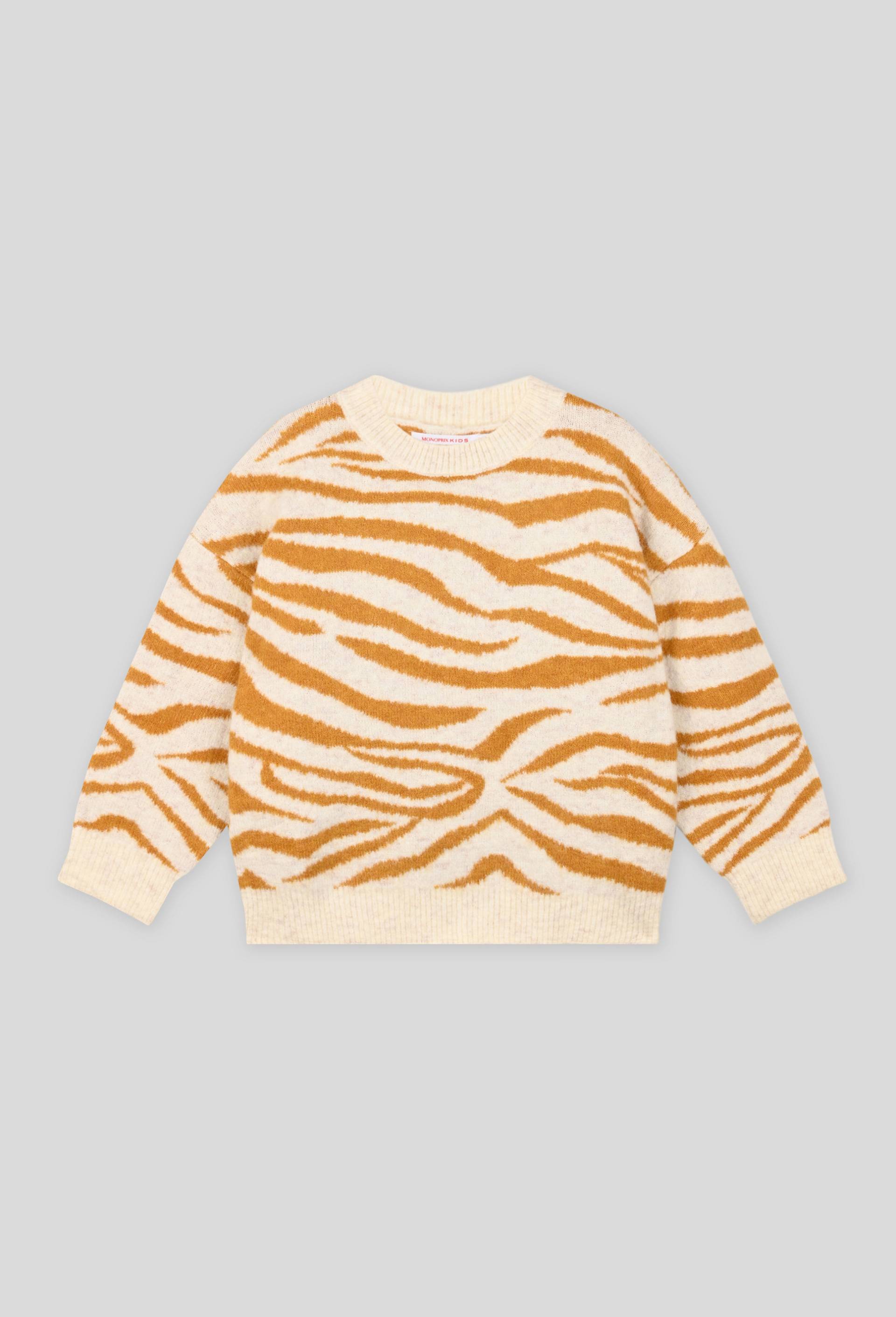 Pull jacquard, Jaune foncé, swatch image