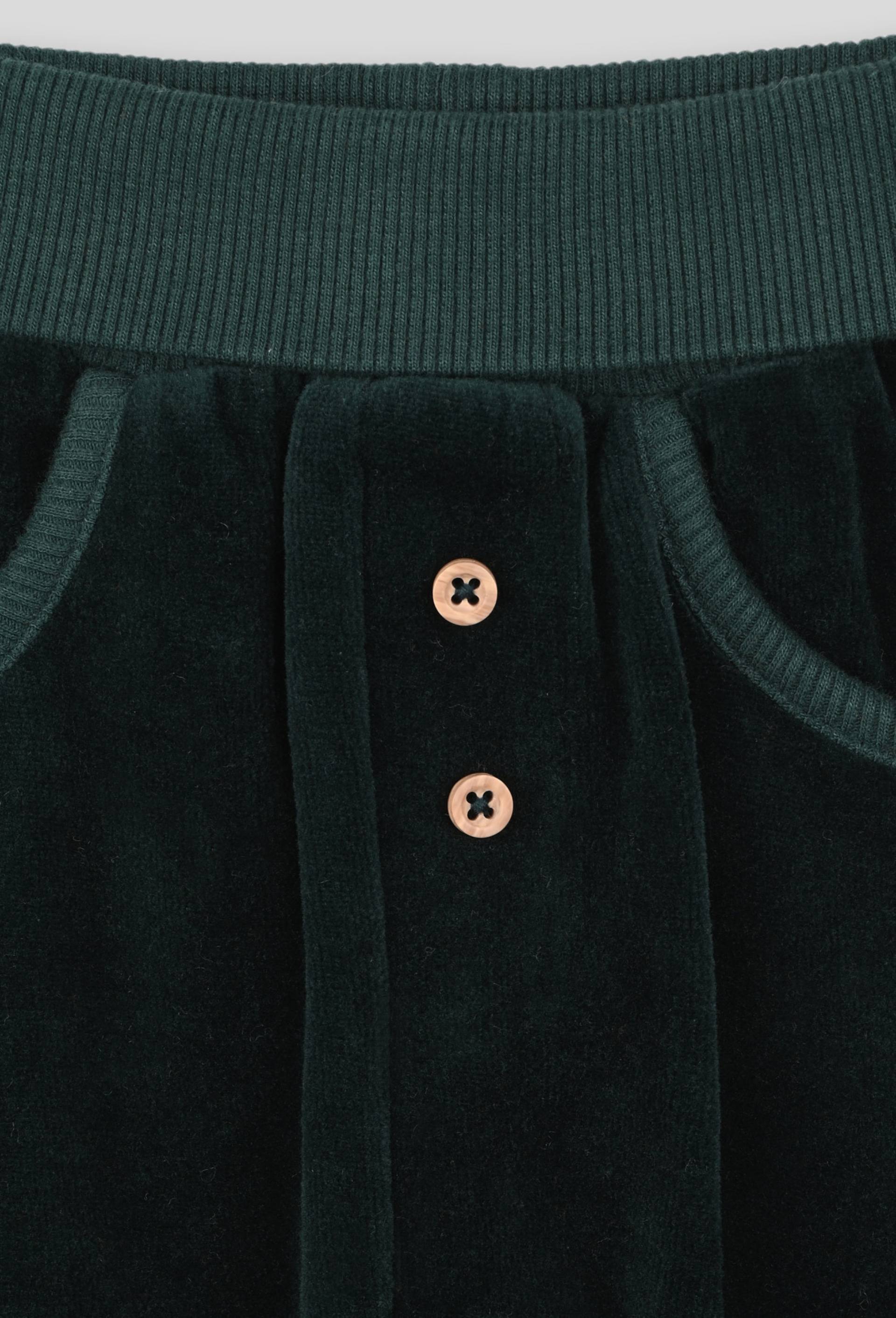 Ensemble velours, certifié Oekotex, Vert foncé, large image number 2.0