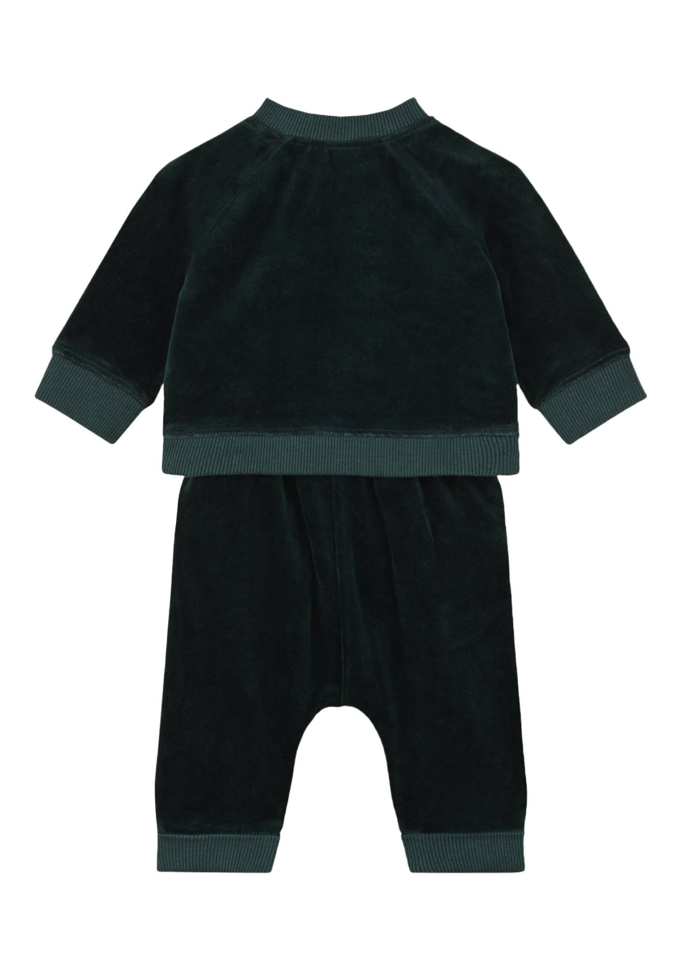 Ensemble velours, certifié Oekotex, Vert foncé, large image number 4