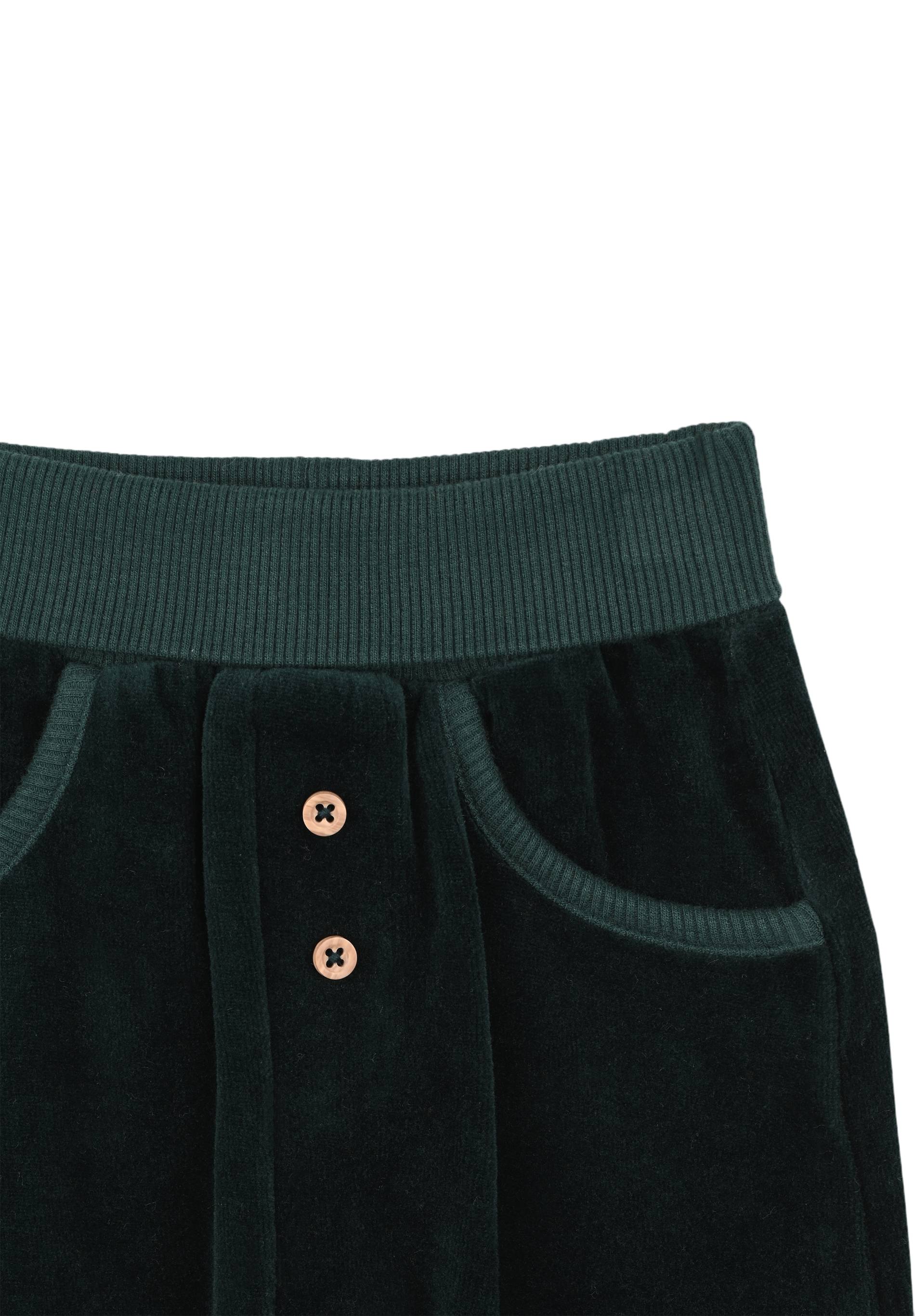 Ensemble velours, certifié Oekotex, Vert foncé, large image number 5