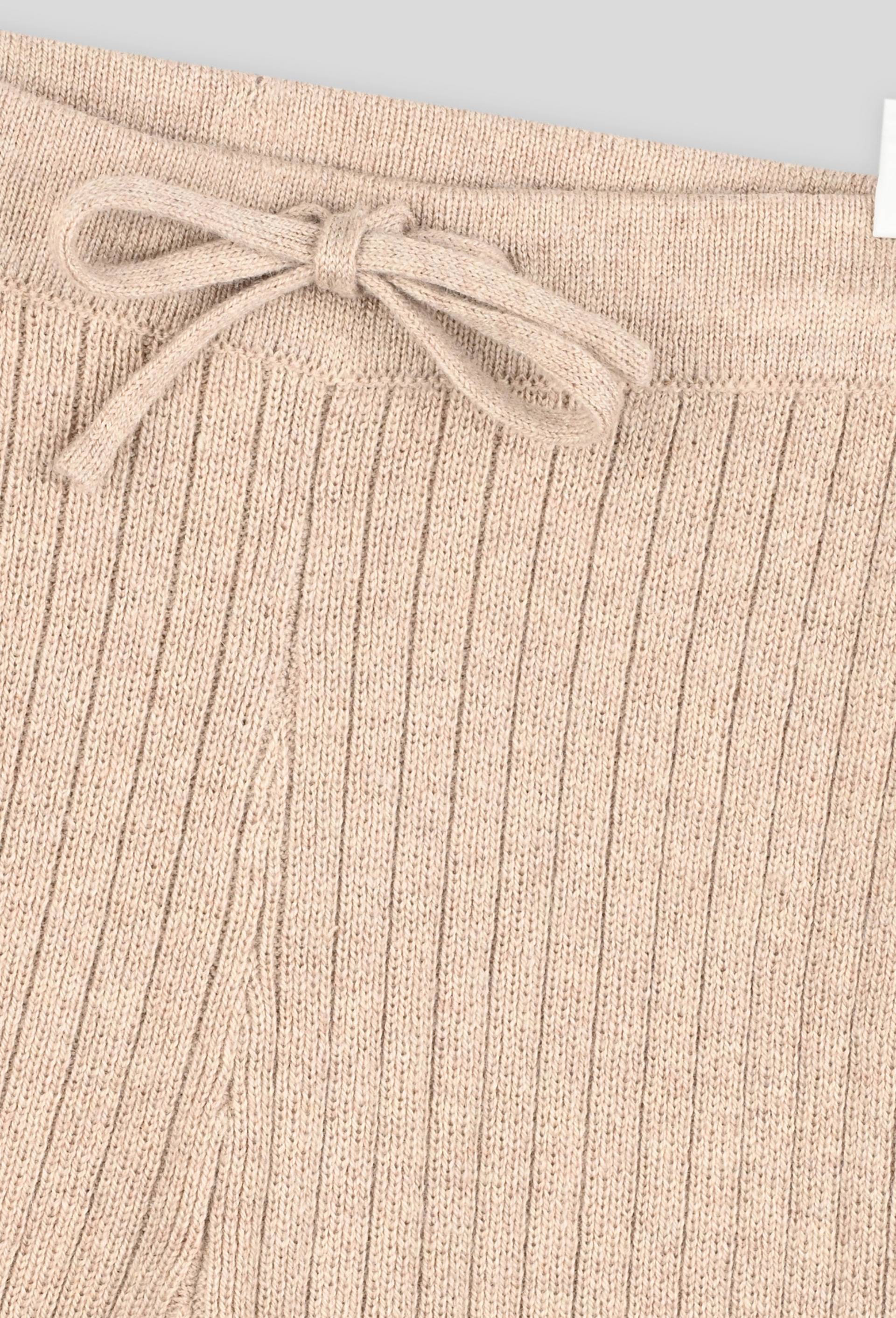 Legging côtelé uni en tricot, Beige, large image number 2.0