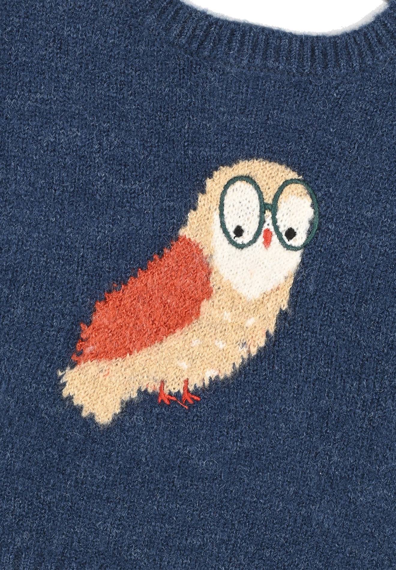 Pull intarsia certifié Oekotex, Beige, large image number 5.0