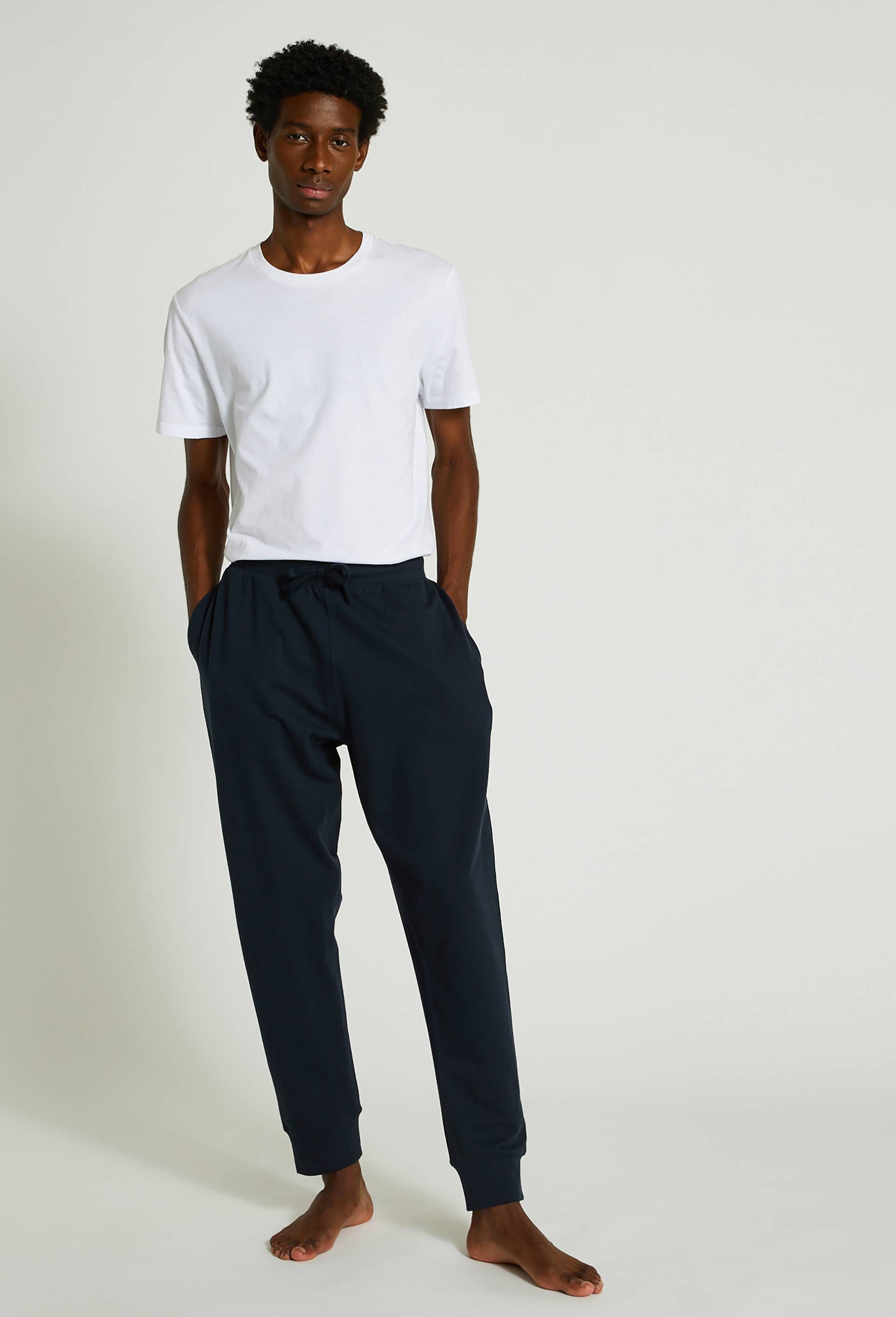 Pantalon en molleton, Bleu foncé, large image number 0