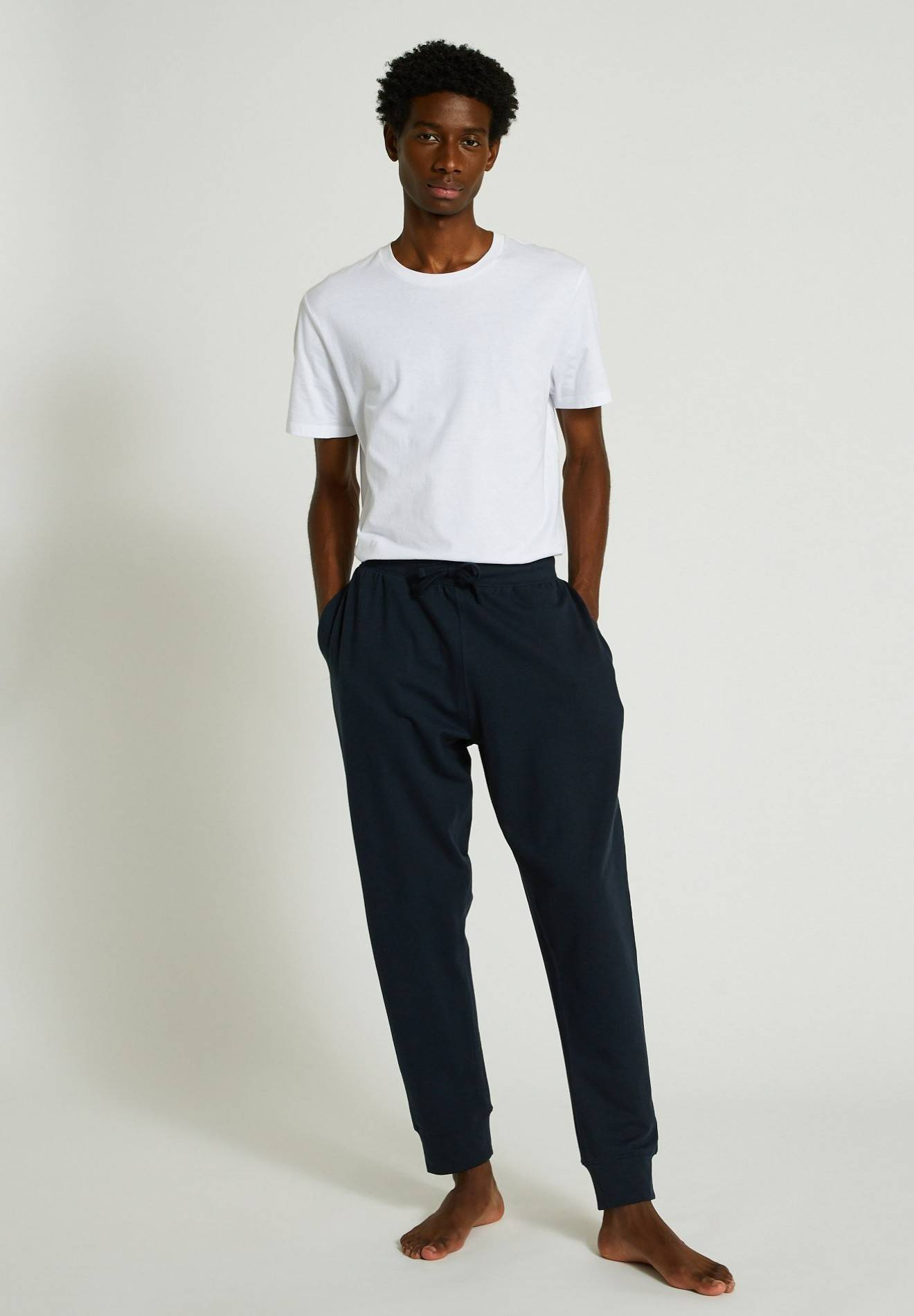 Pantalon en molleton, Bleu foncé, large image number 3