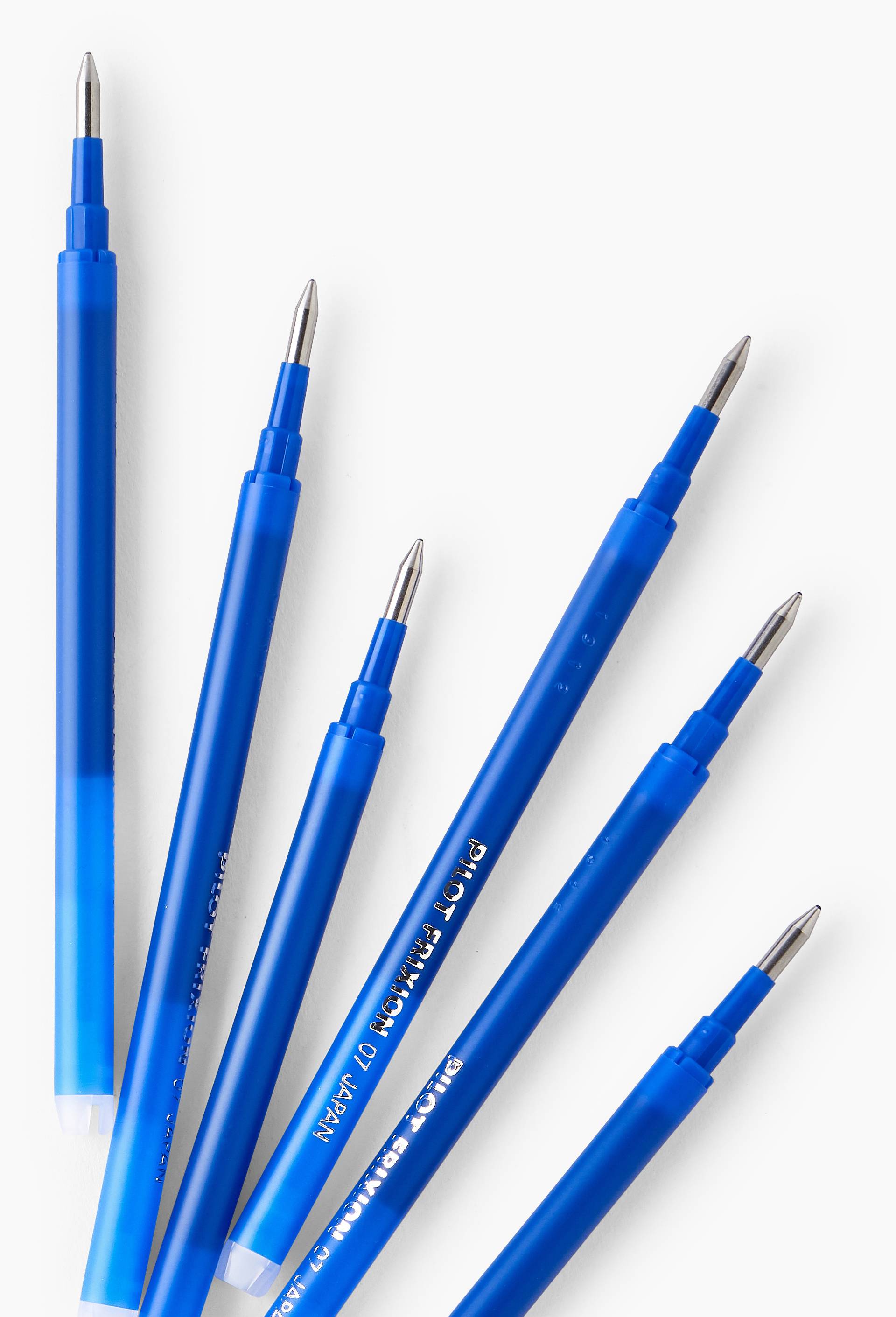 9 Recharges Frixion Ball, pointe moyenne, encre bleue, Bleu, large image number 1