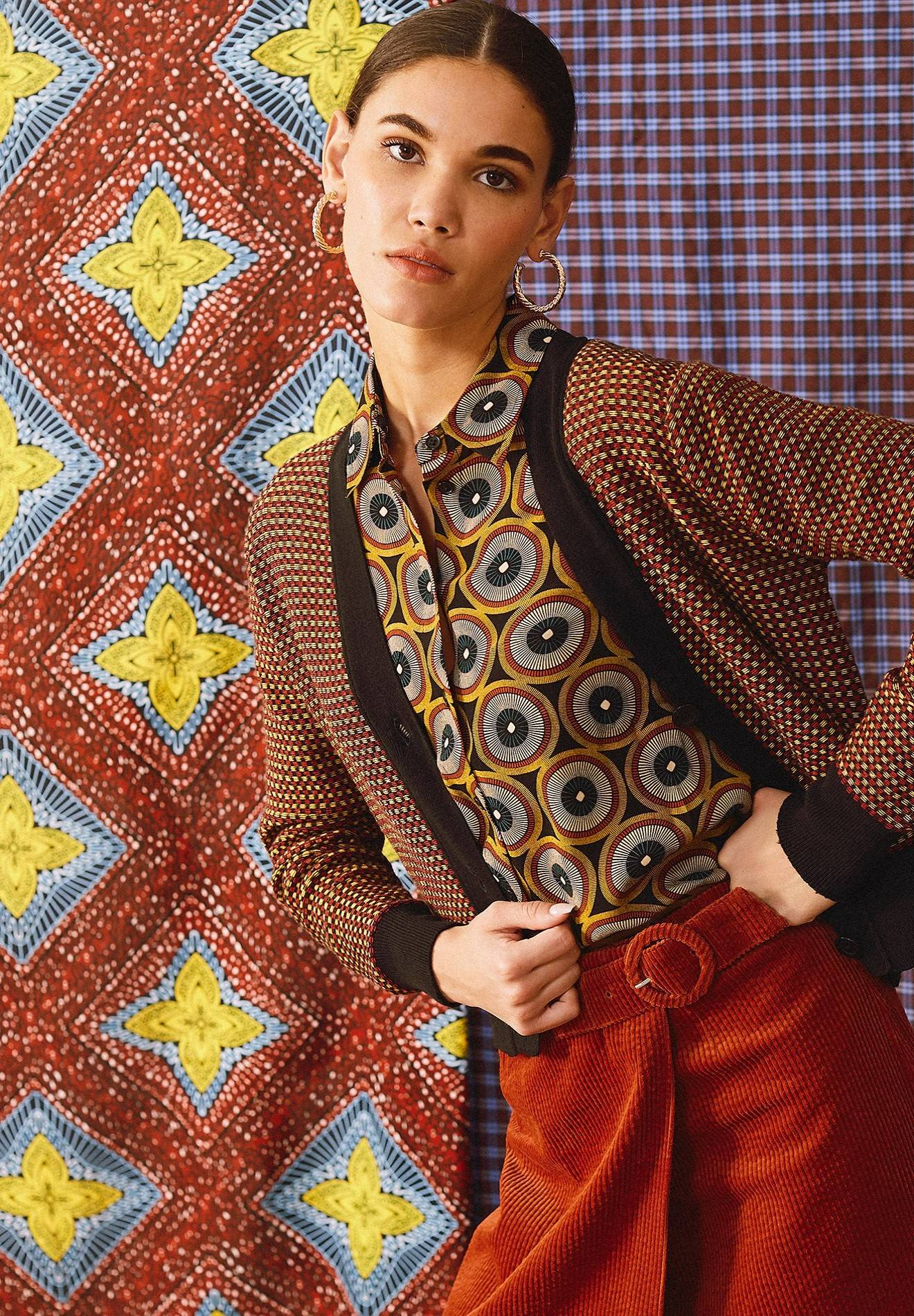 Cardigan col V, Jaune foncé, large image number 3