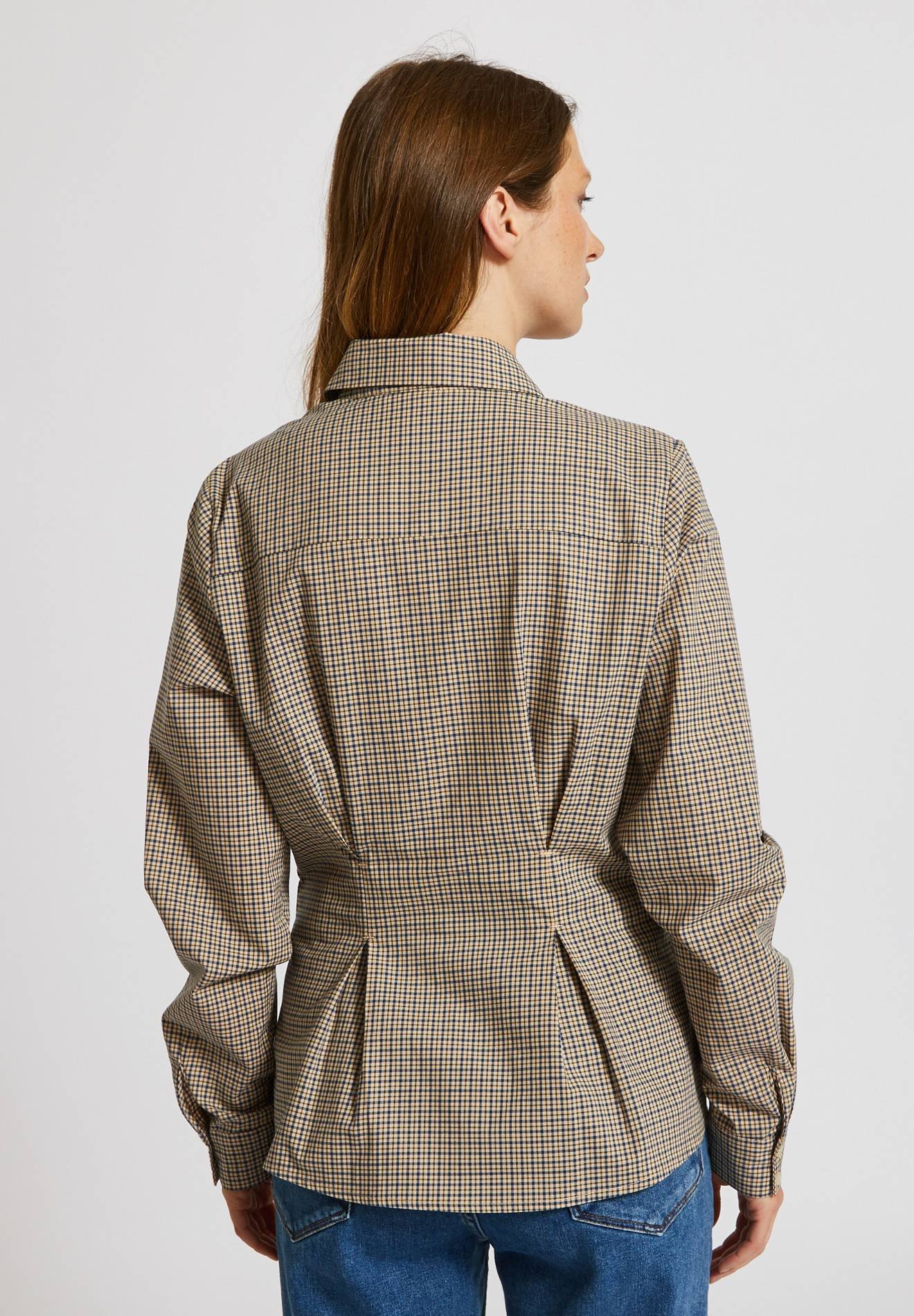 Chemise en coton Oekotex, Beige clair, large image number 4.0