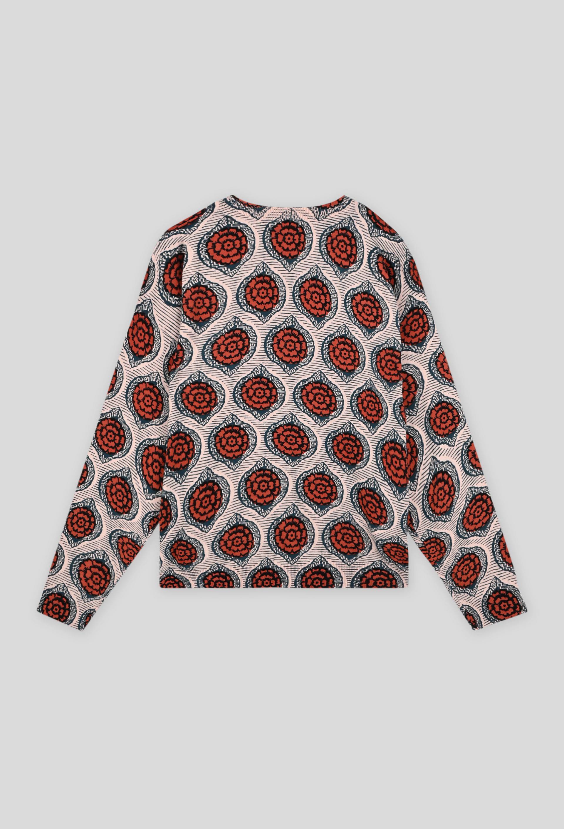 Sweat imprimé, Rouge foncé, large image number 1