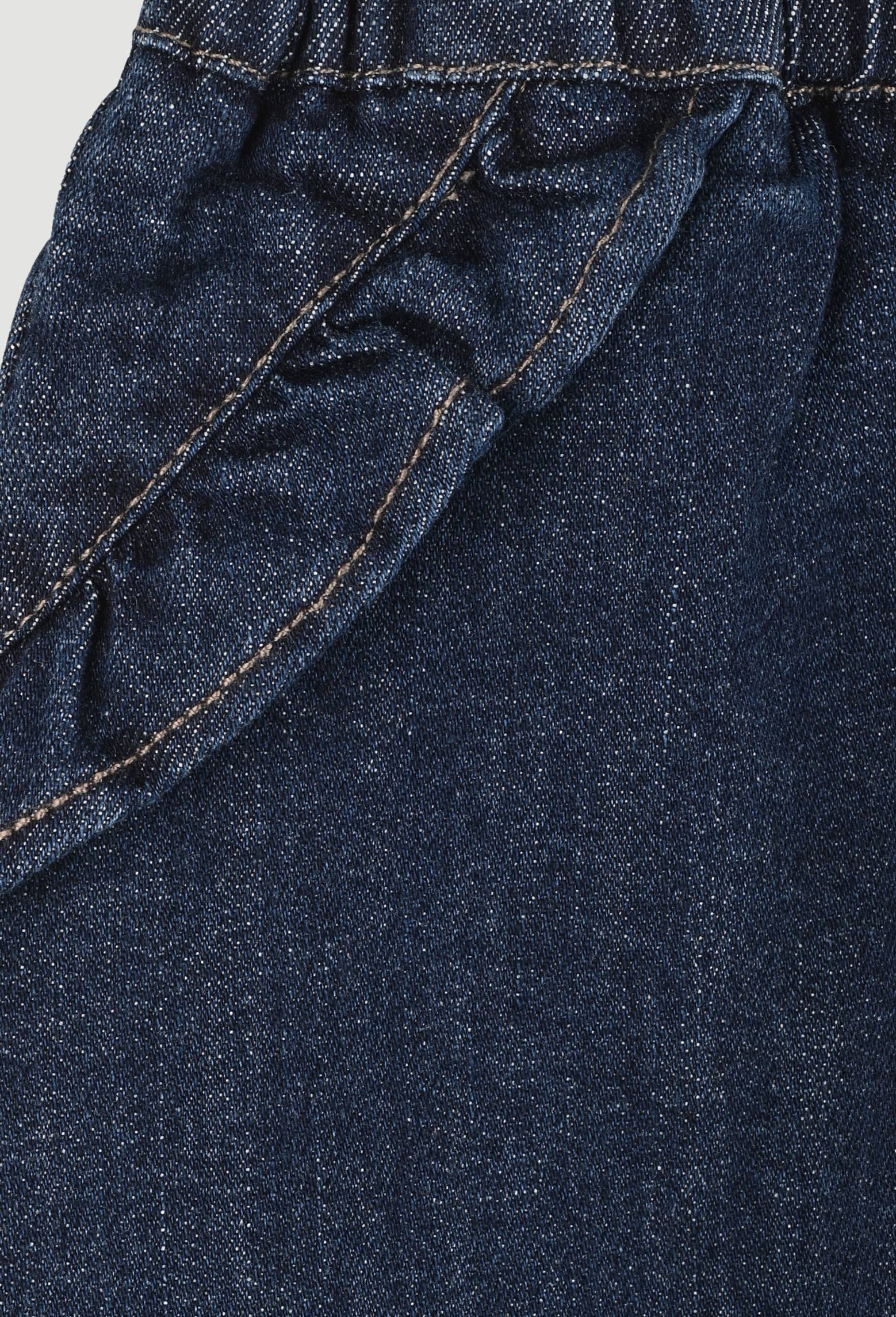 Pantalon en denim à volants, Oeko-Tex, Bleu foncé, large image number 2