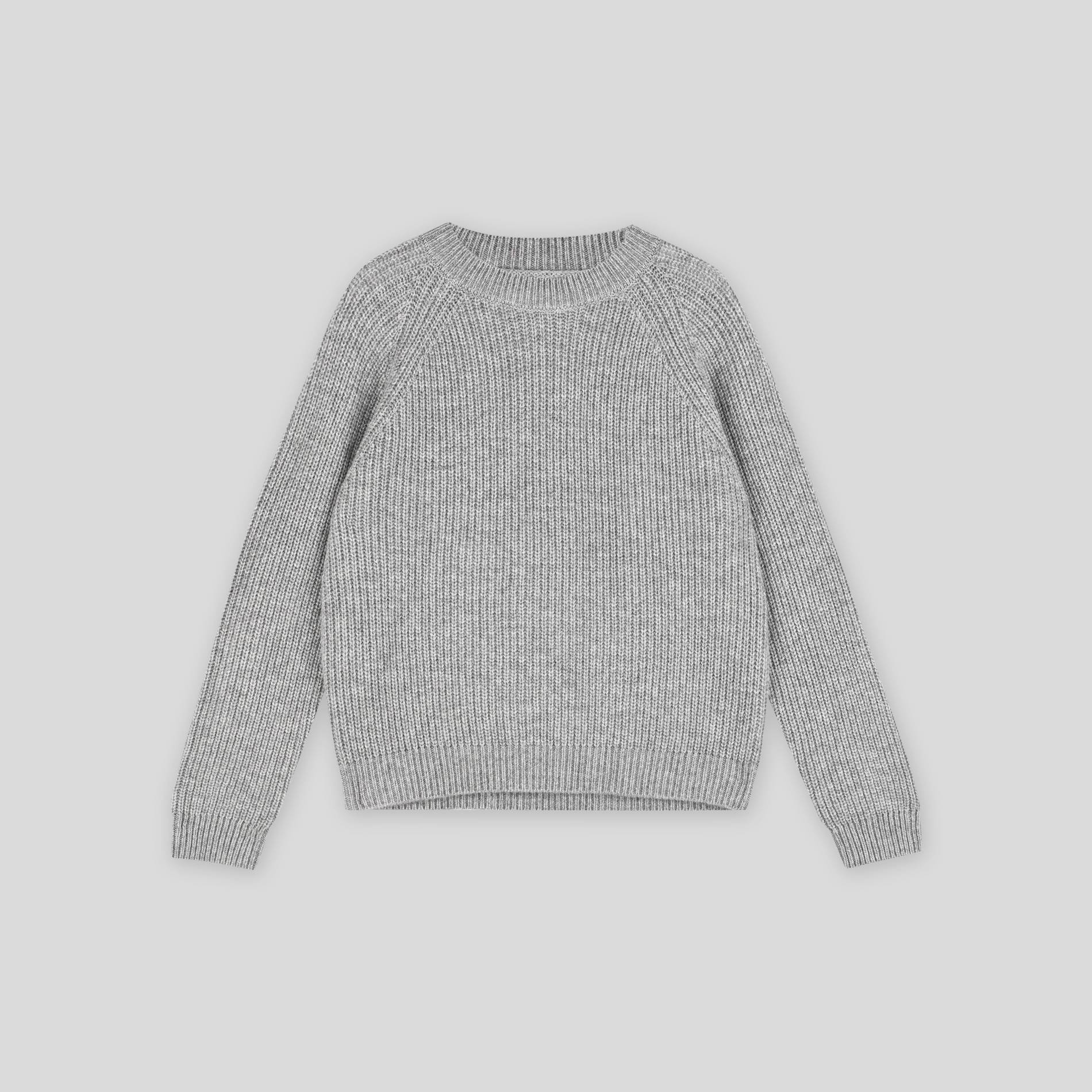 Pull en laine et en cachemire certifié Oekotex, Gris, large image number 0