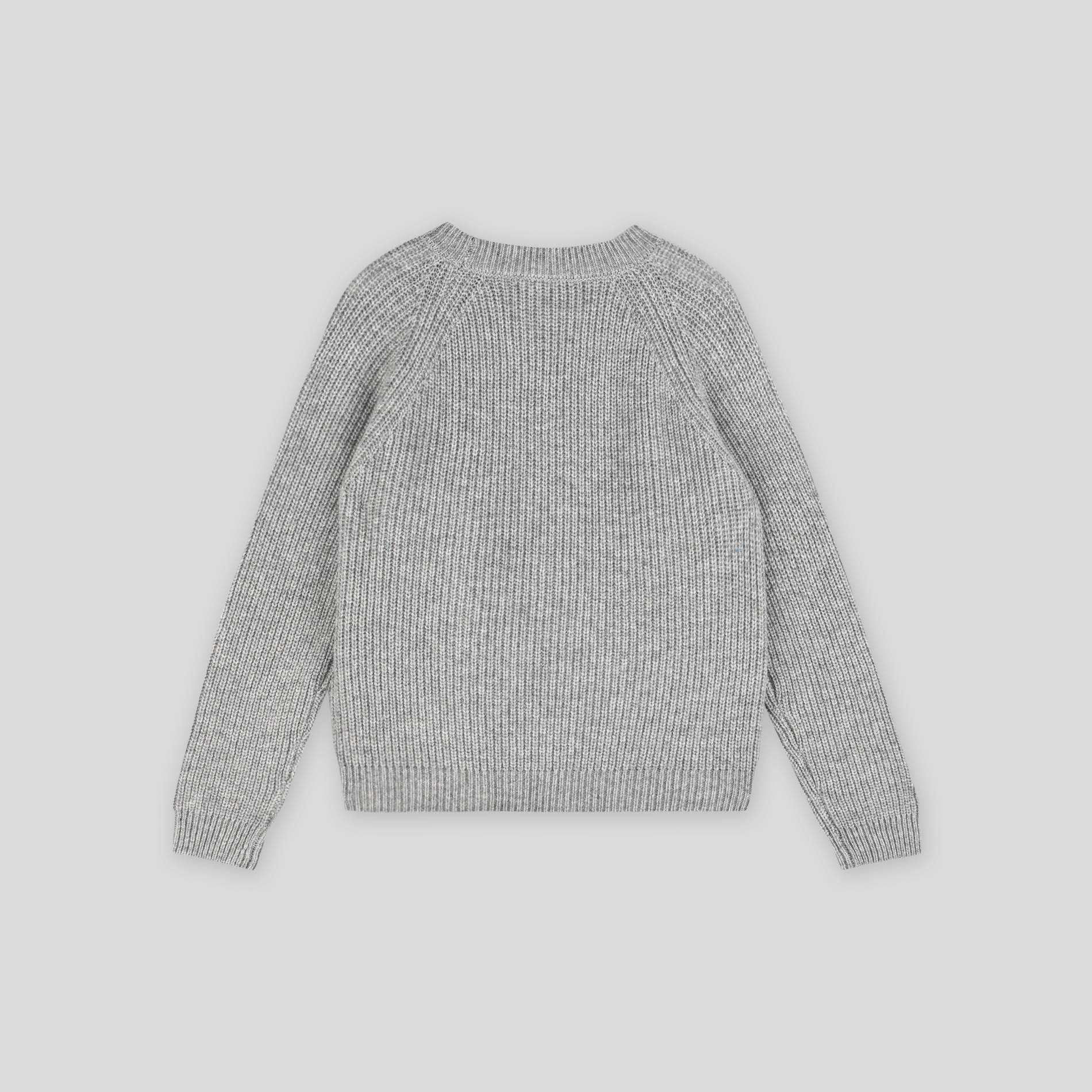 Pull en laine et en cachemire certifié Oekotex, Gris, large image number 1