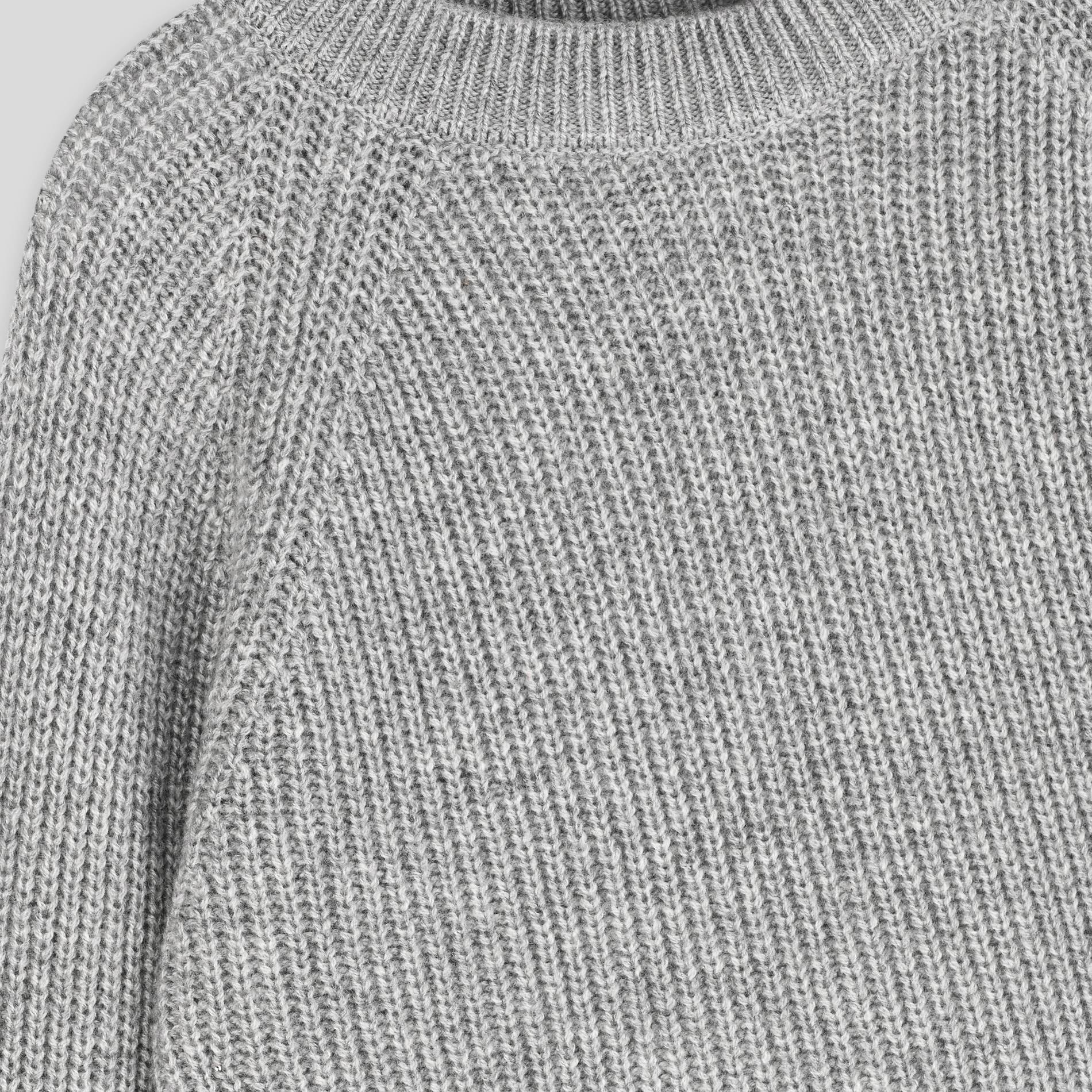 Pull en laine et en cachemire certifié Oekotex, Gris, large image number 2