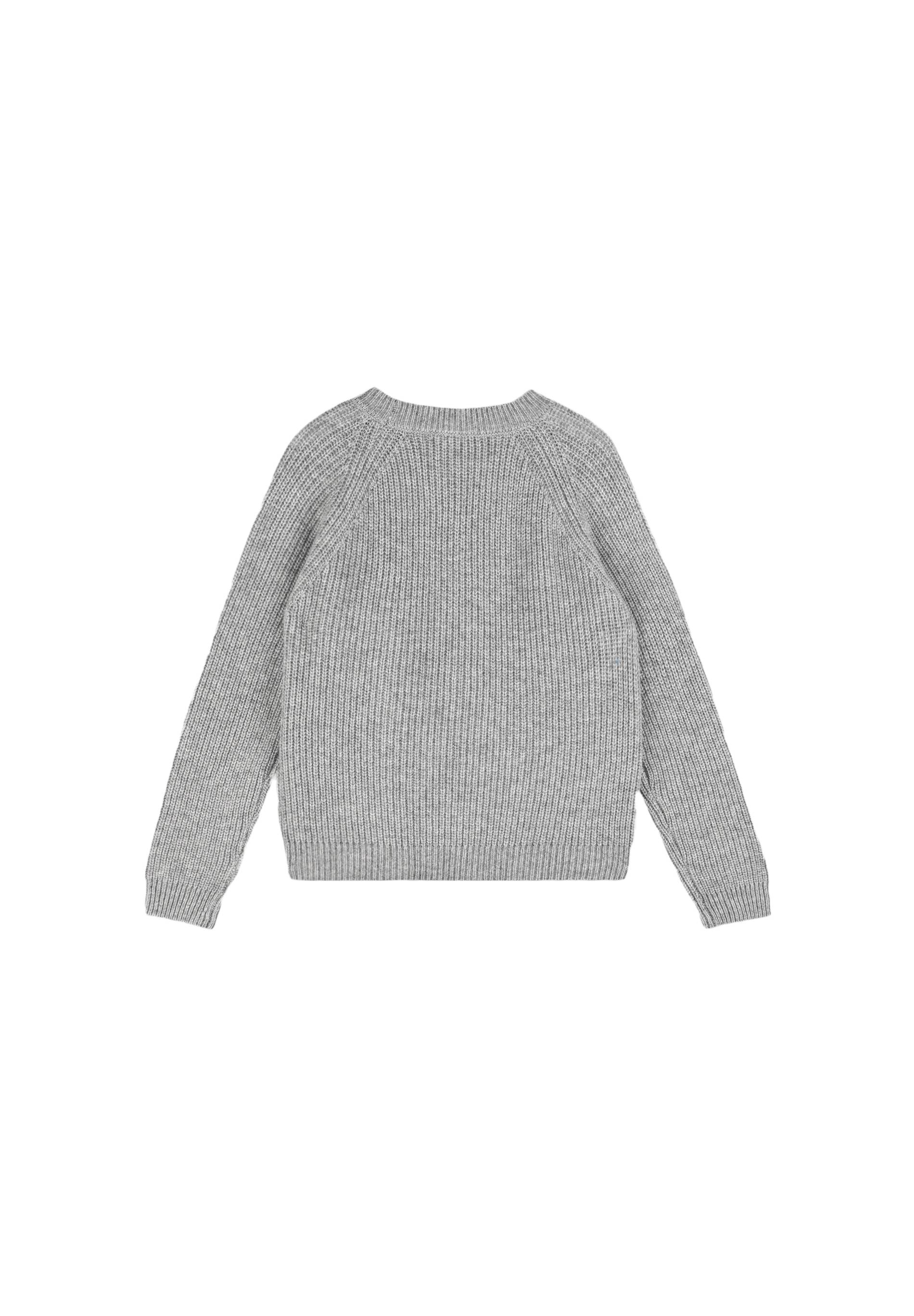 Pull en laine et en cachemire certifié Oekotex, Gris, large image number 4.0