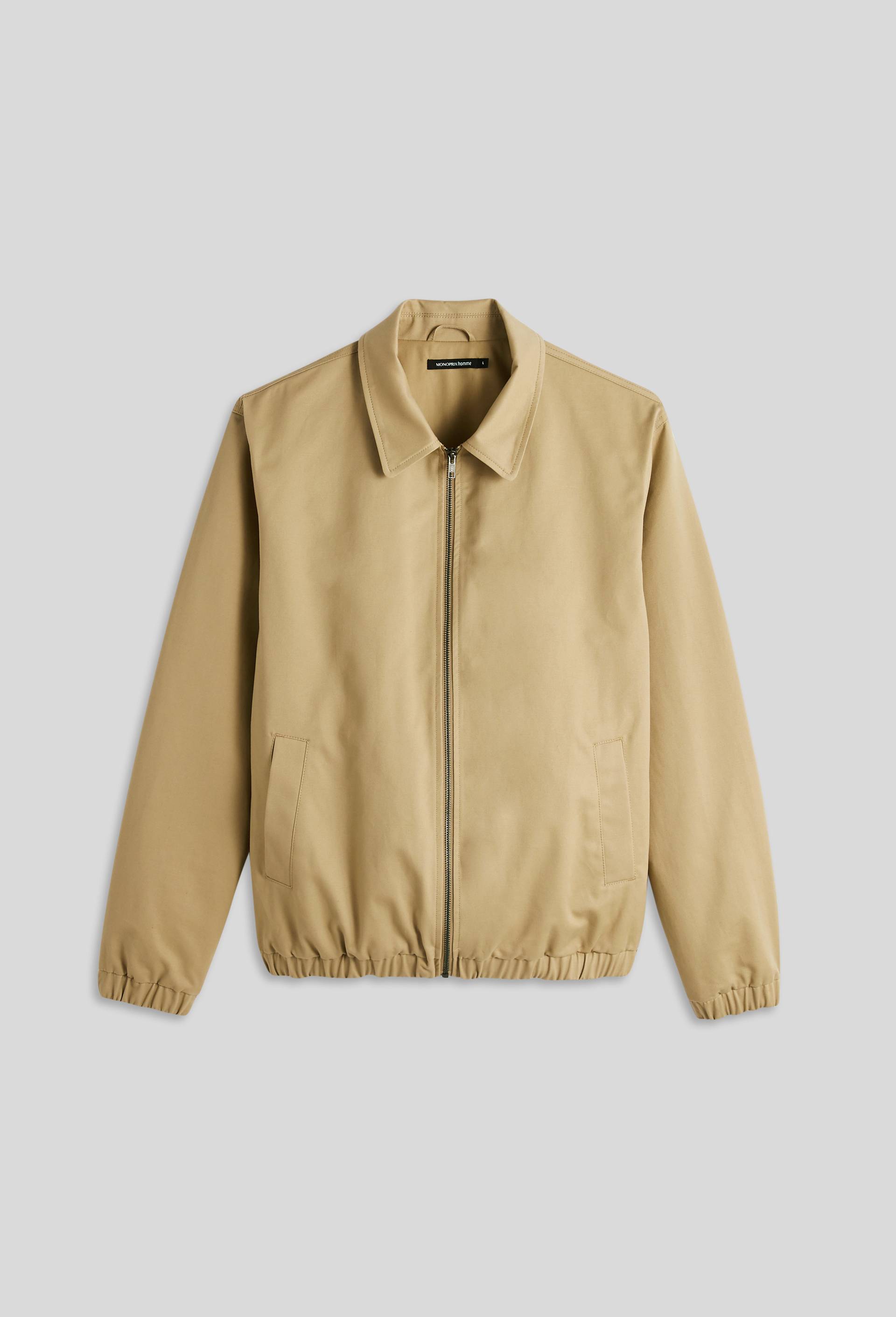 Veste zipp&eacute;e, Beige, large image number 2