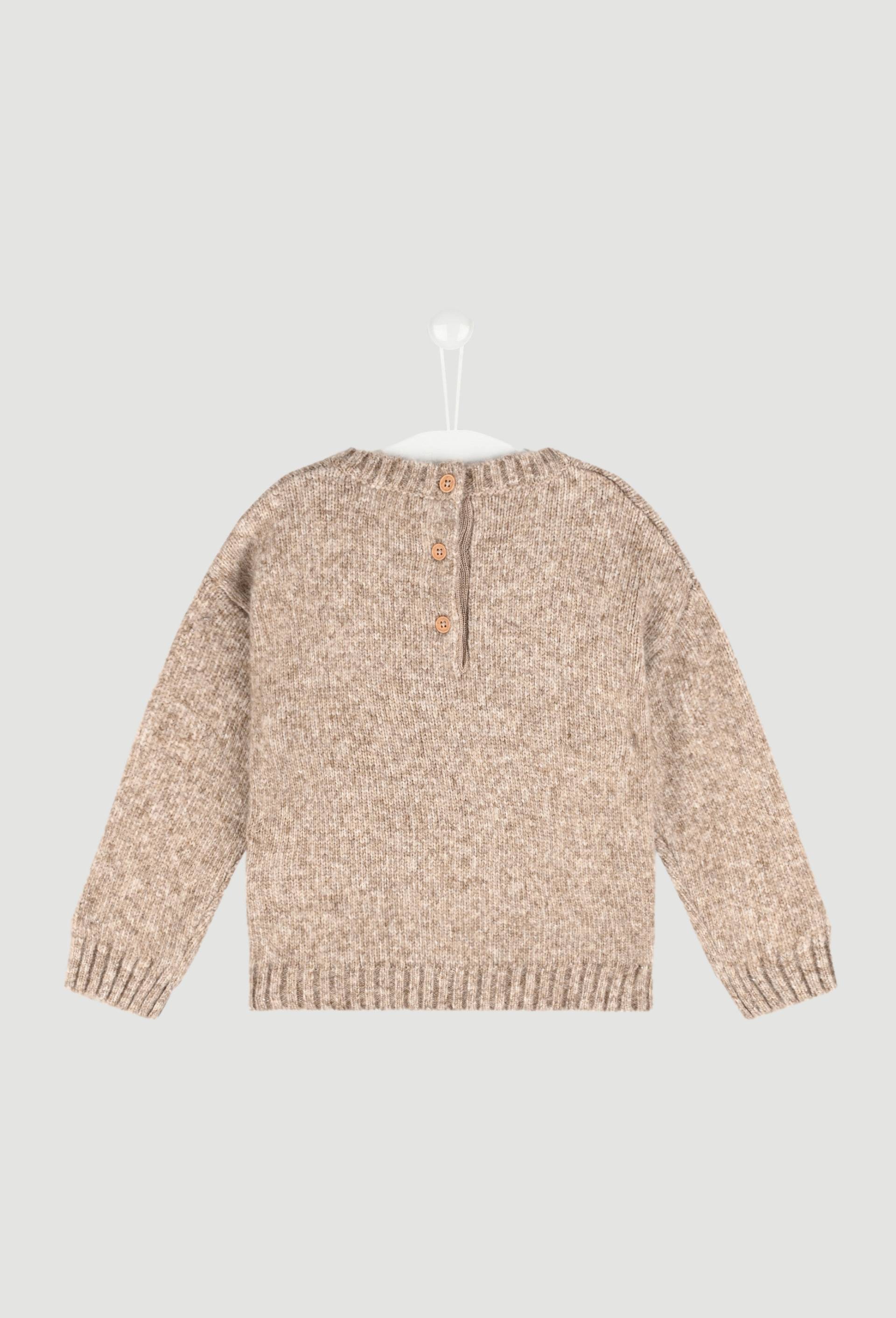 Pull intersia, Beige, large image number 1