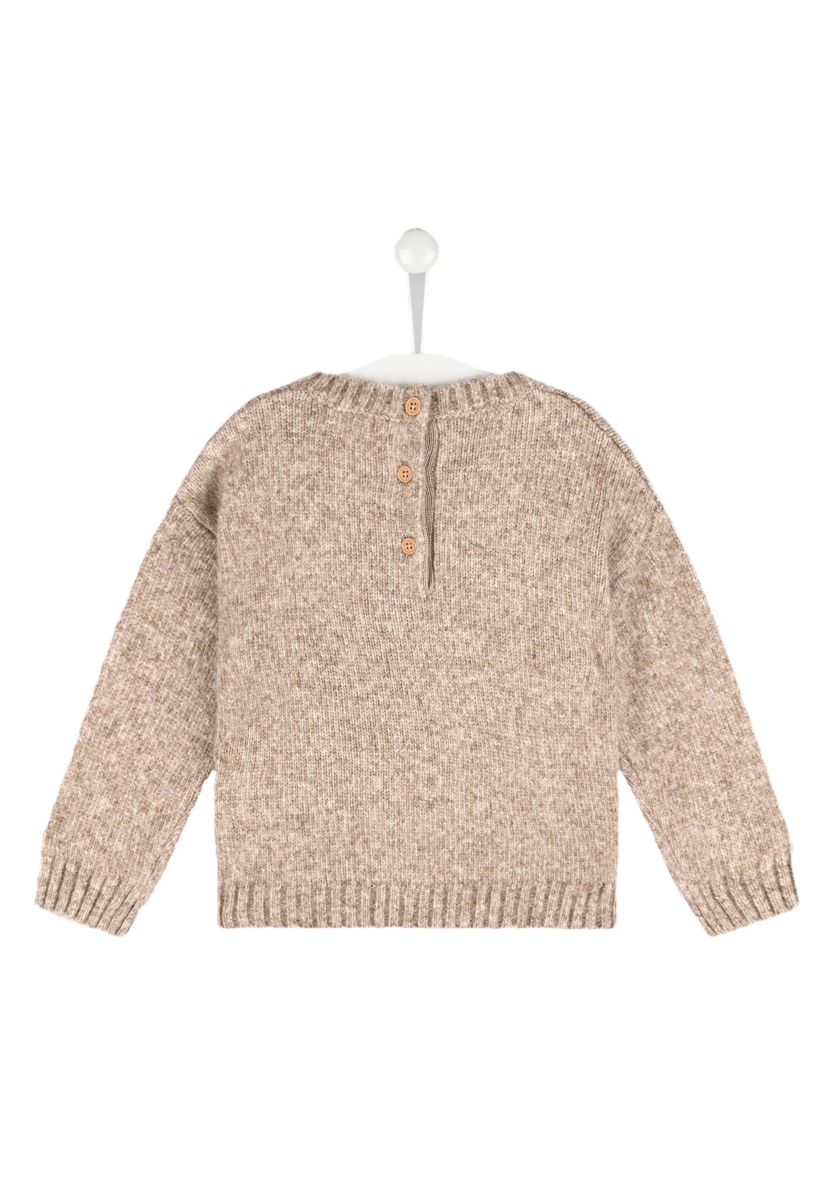 Pull intersia, Beige, large image number 4