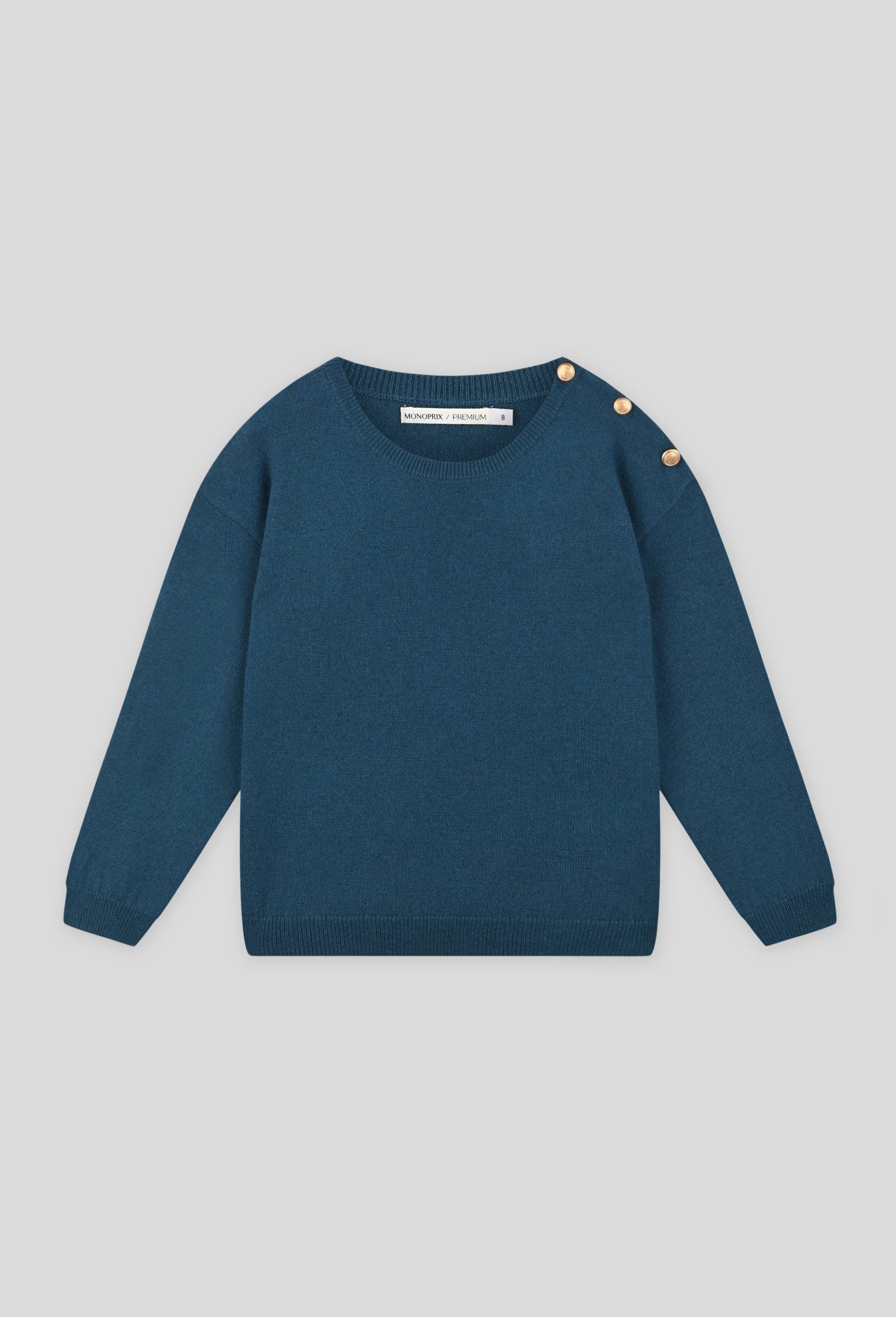 Pull en cachemire, Bleu, large image number 0.0