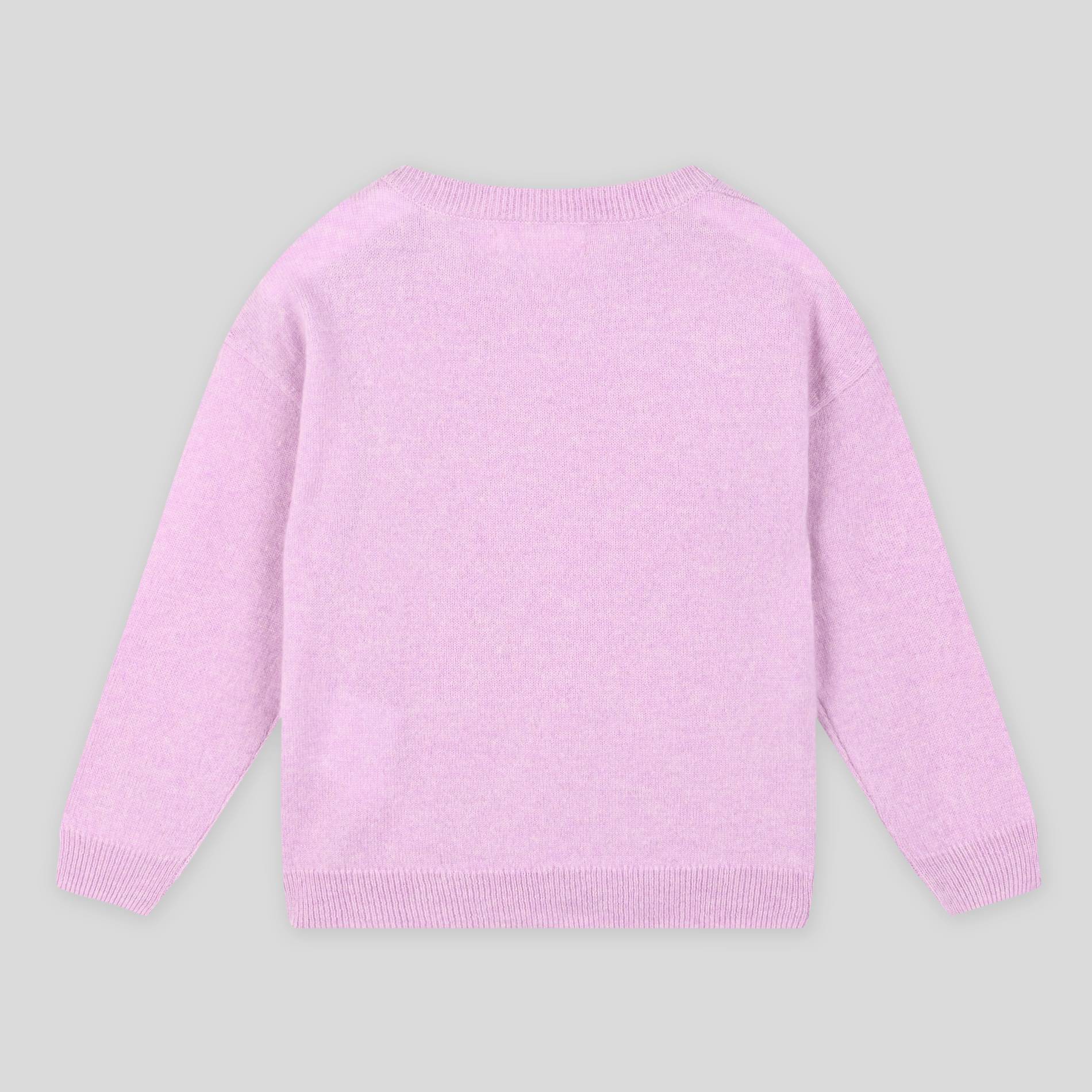 Pull en cachemire, Violet clair, large image number 1