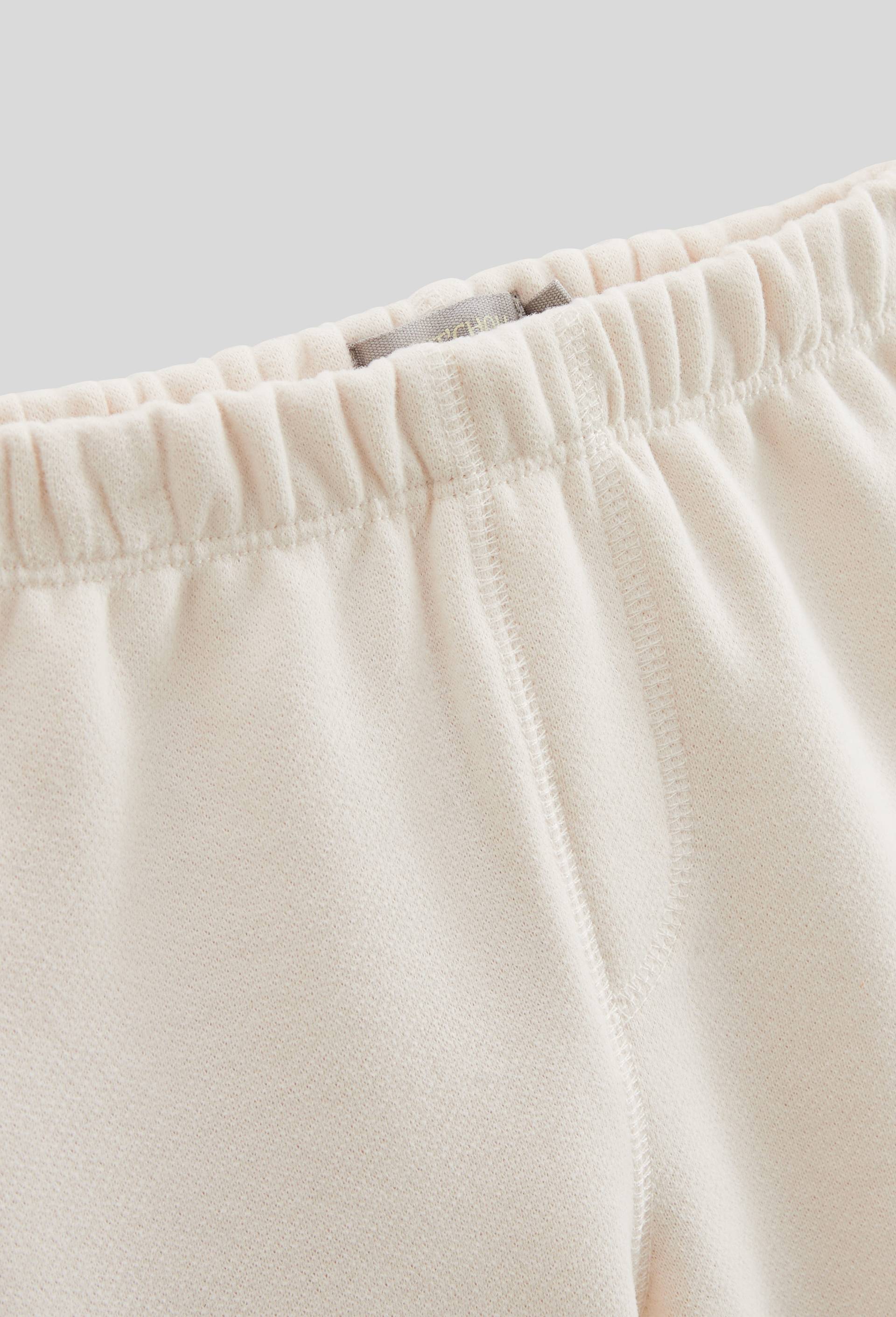 Pantalon en molleton uni en coton BIO, Beige clair, large image number 2