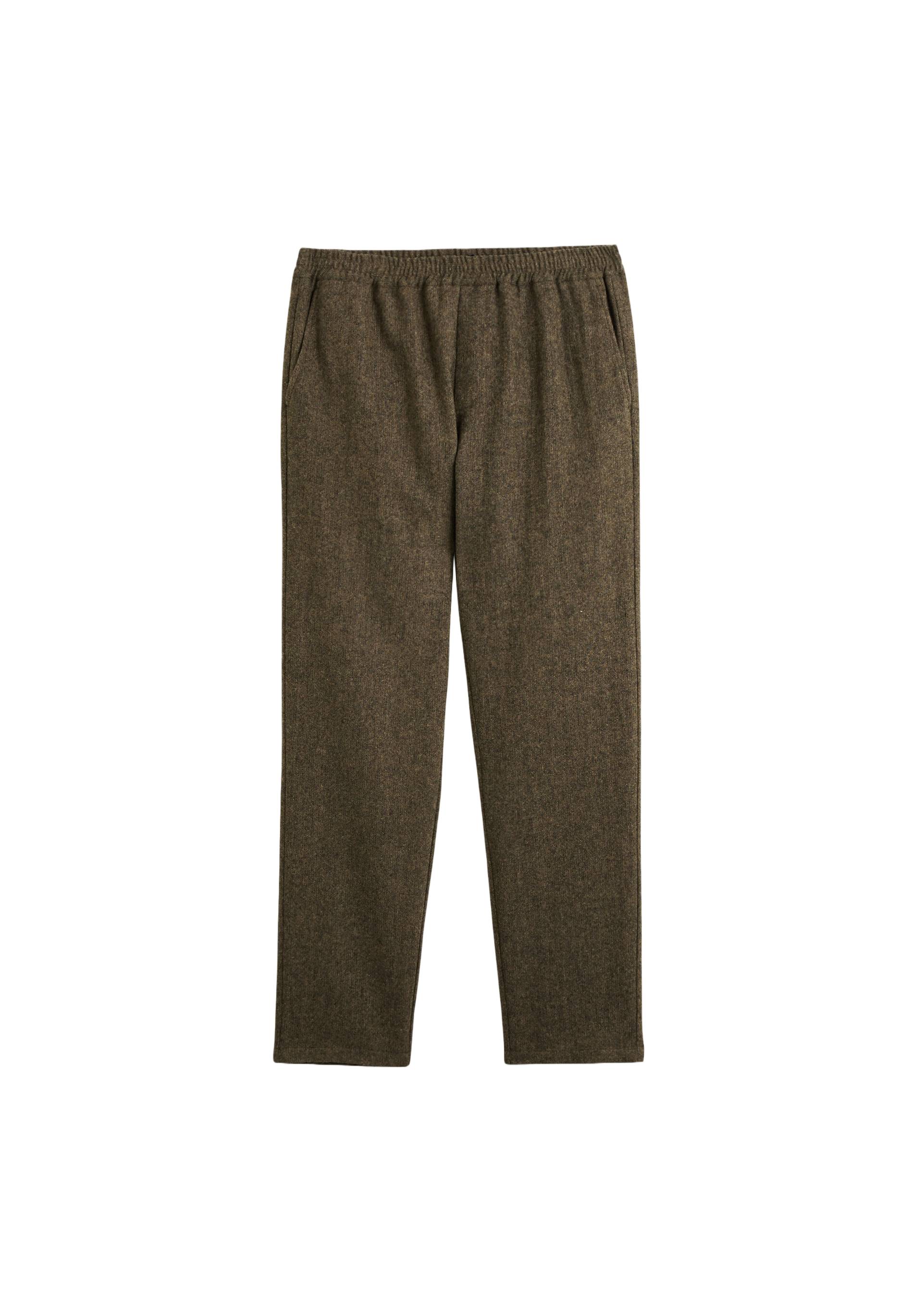 Pantalon en laine, Brun, large image number 5.0