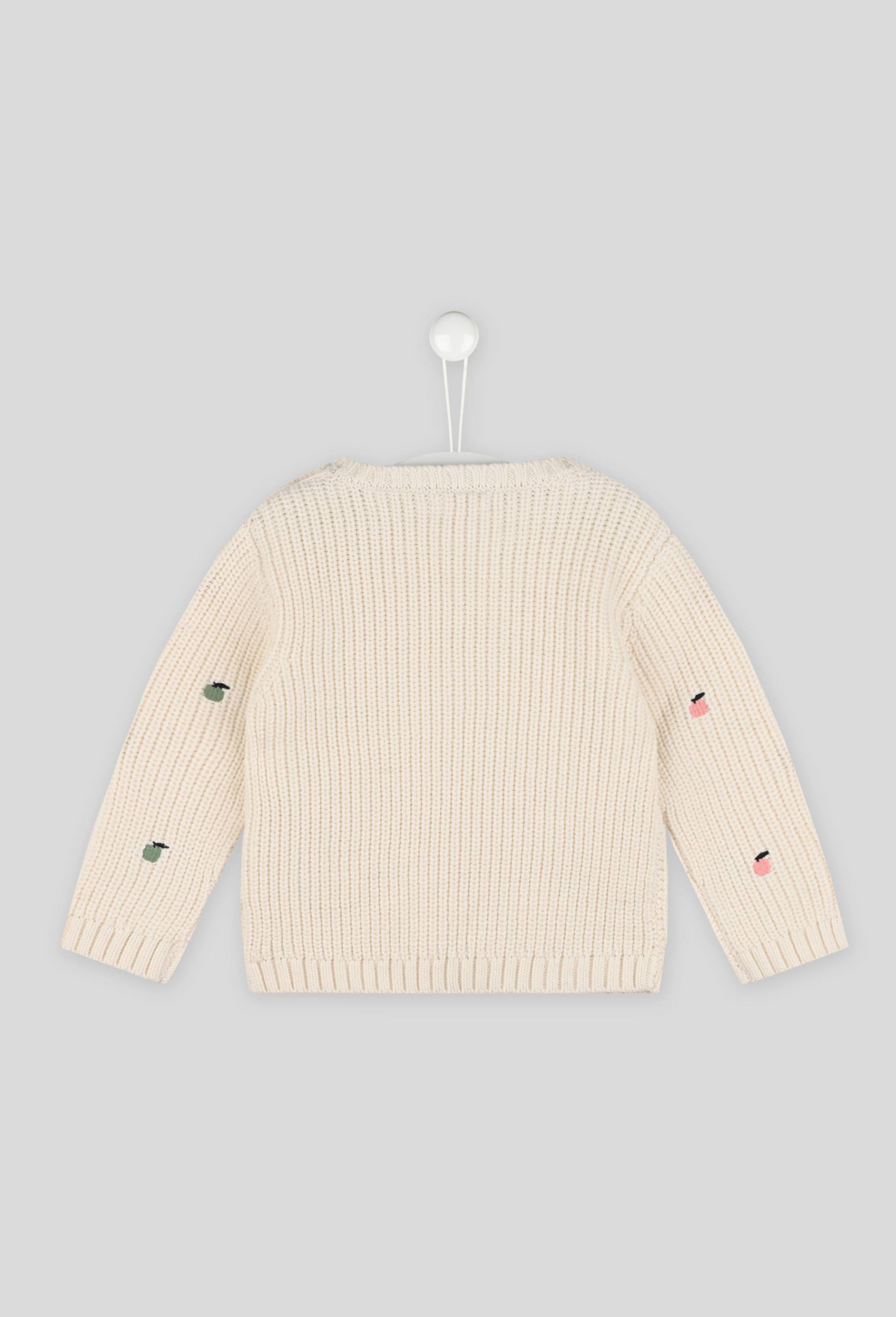 Pull brodé à motifs, Beige clair, large image number 1
