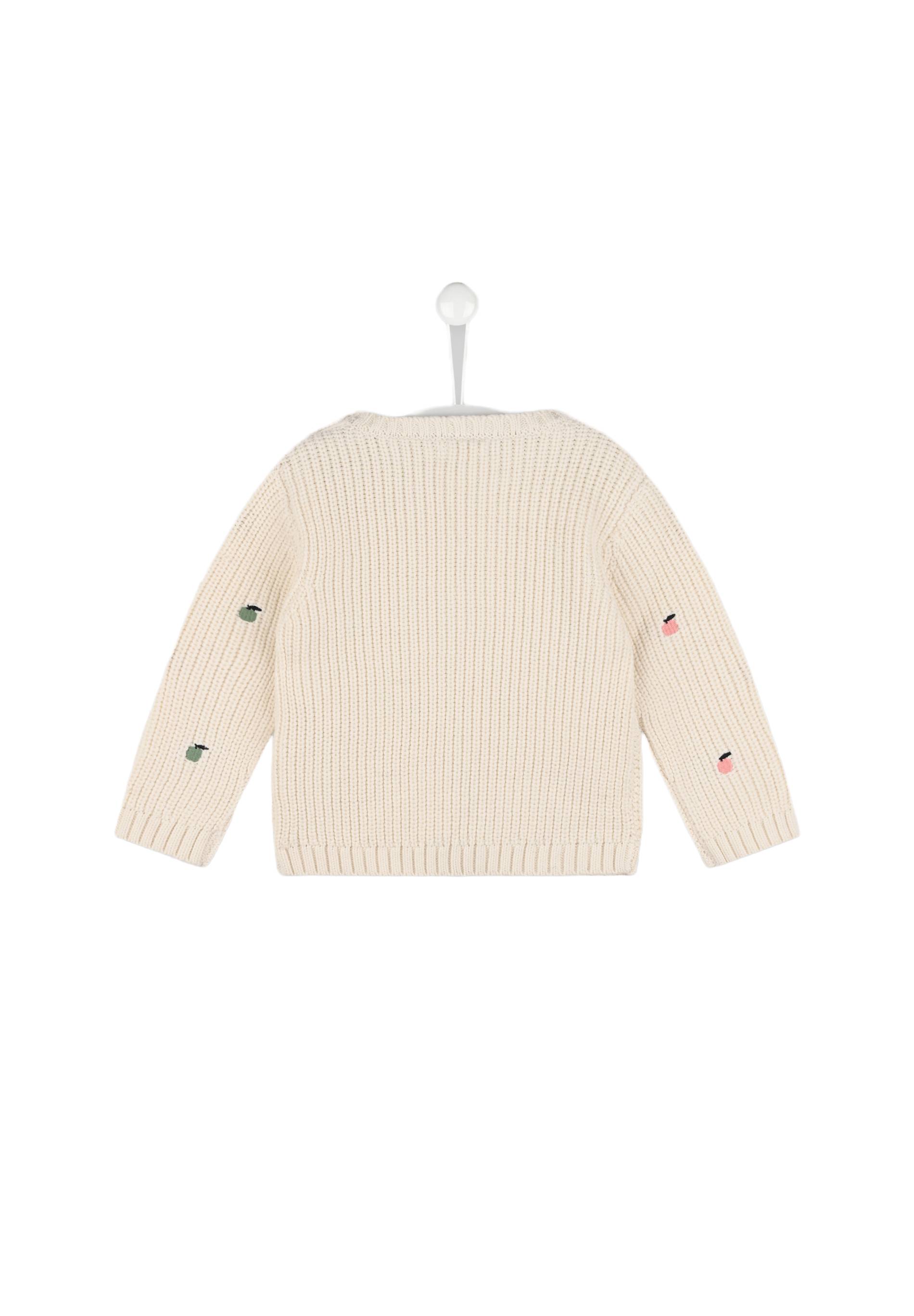 Pull brodé à motifs, Beige clair, large image number 4