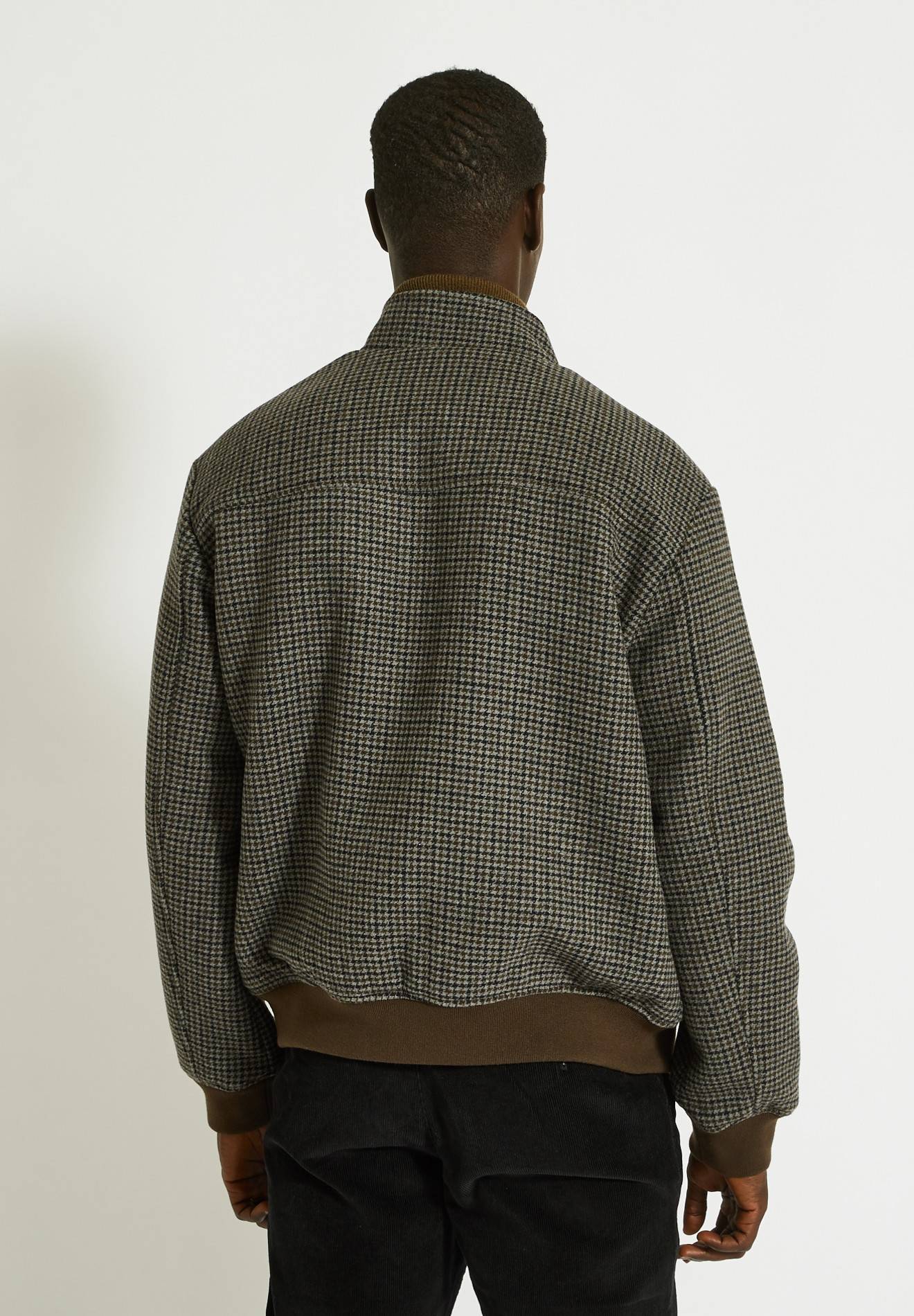Blouson à carreaux prince de Galles, Brun, large image number 4