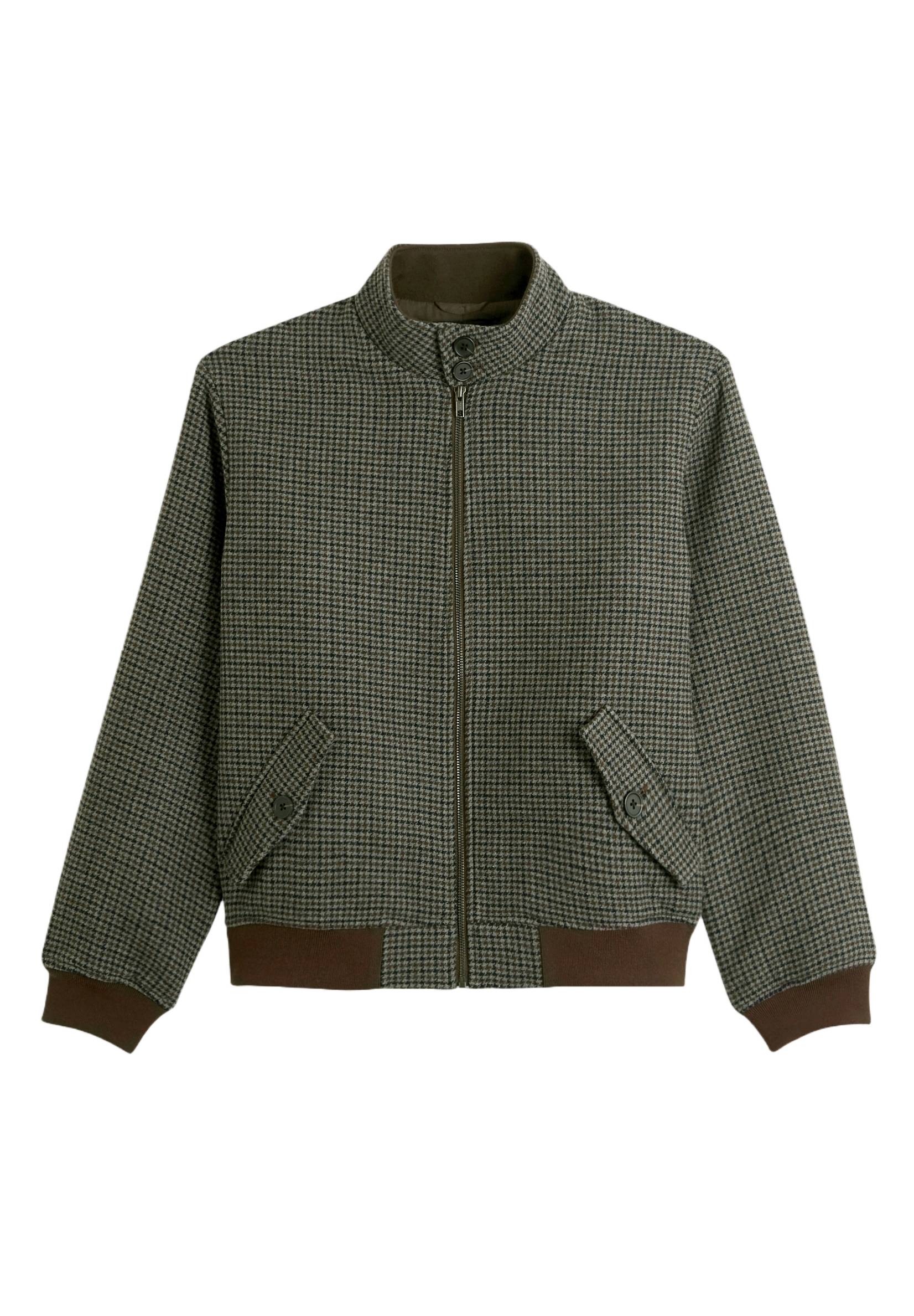 Blouson à carreaux prince de Galles, Brun, large image number 5