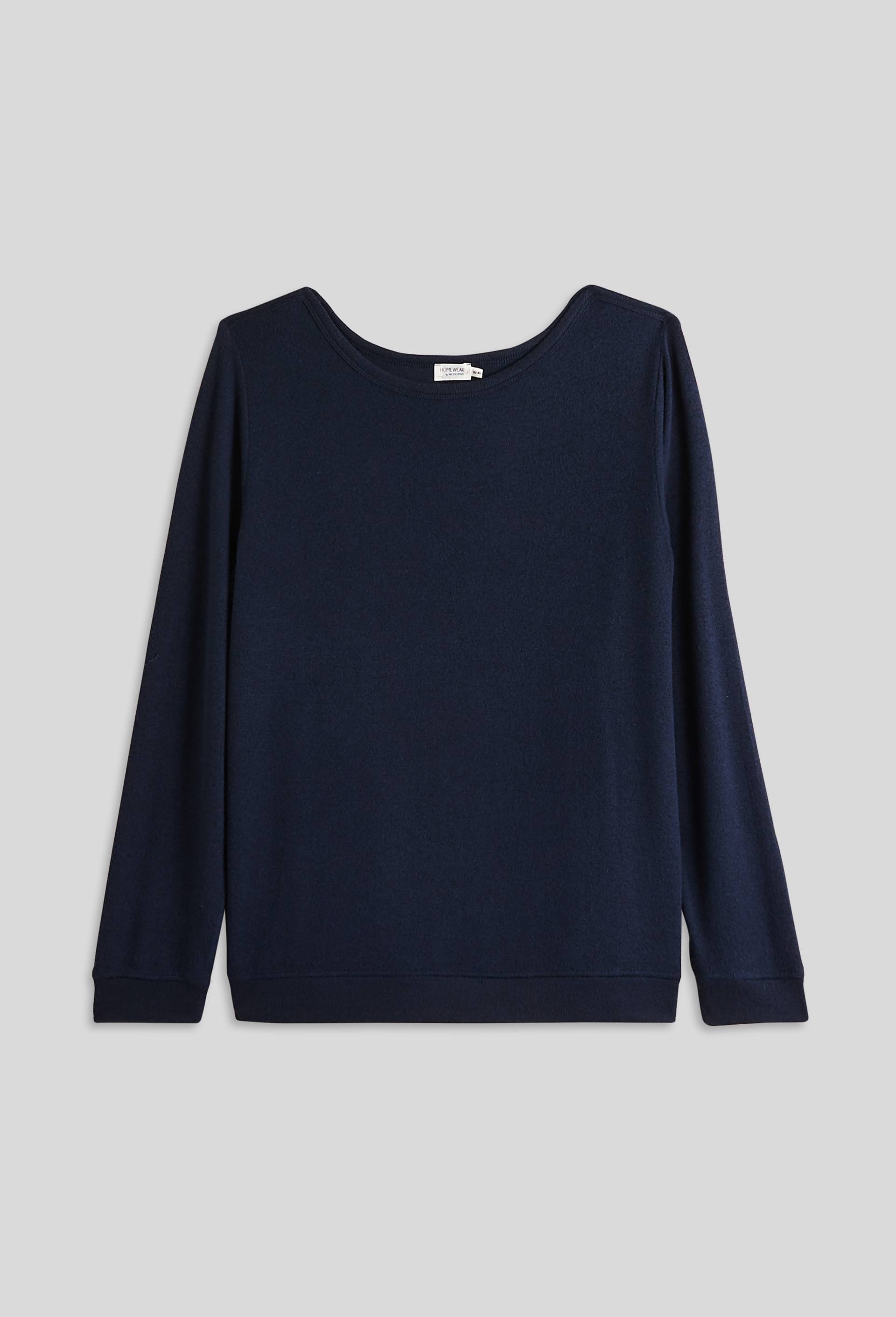 Pull col bateau en Viscose-Ecovero, Bleu foncé, large image number 2.0