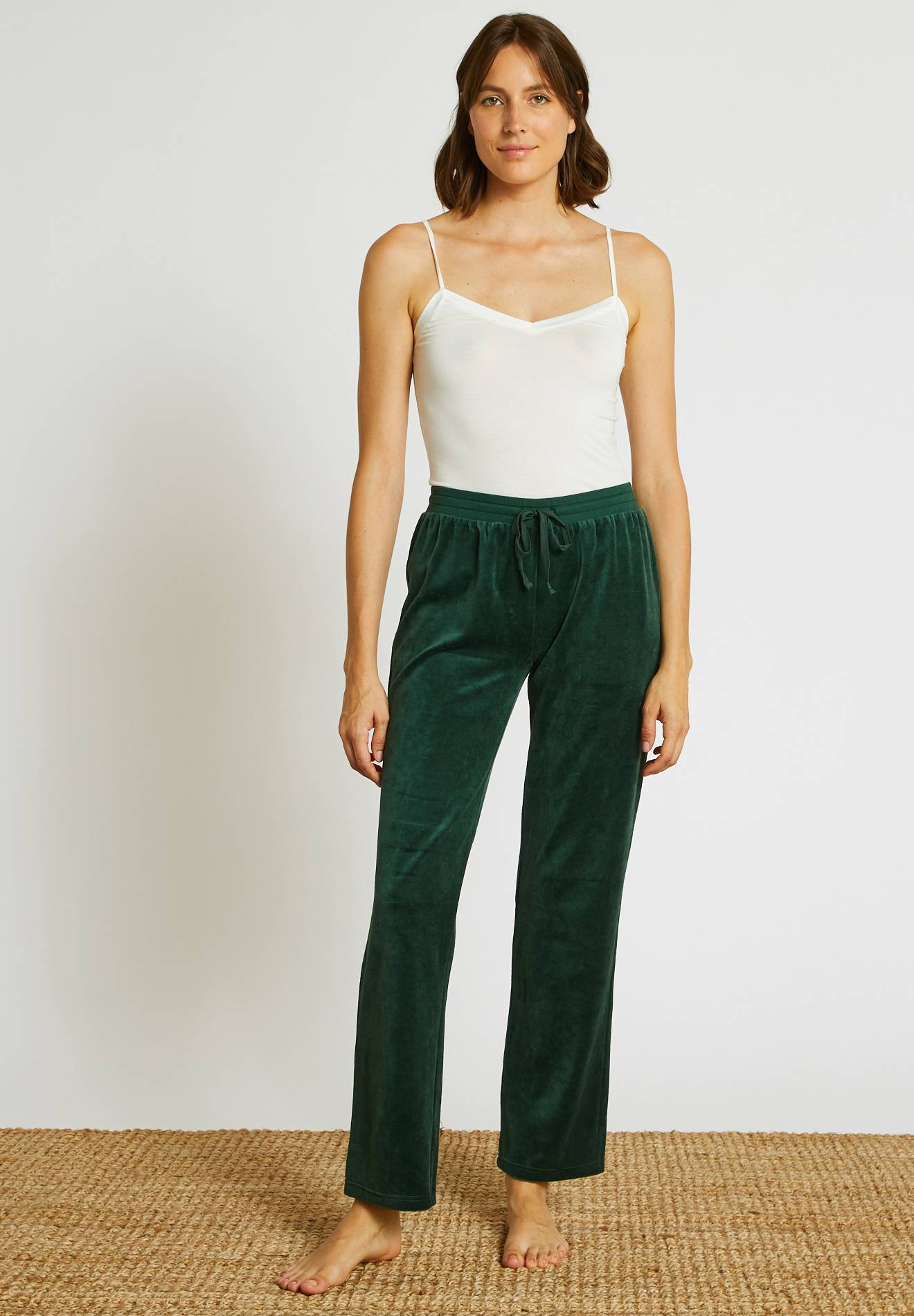 Pantalon en velours, Vert foncé, large image number 3