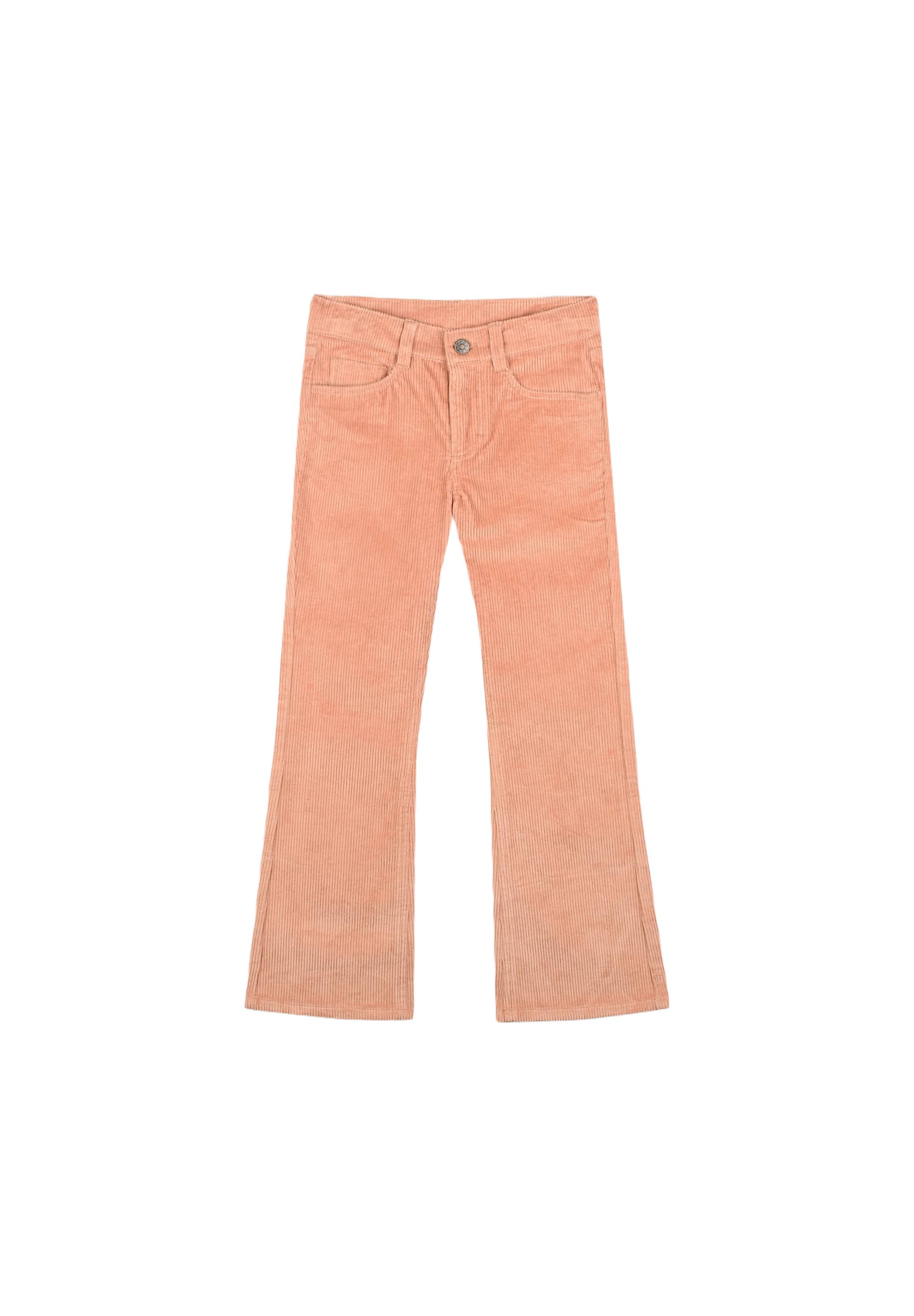 Pantalon flare velours certifié Oekotex, Rose clair, large image number 3.0