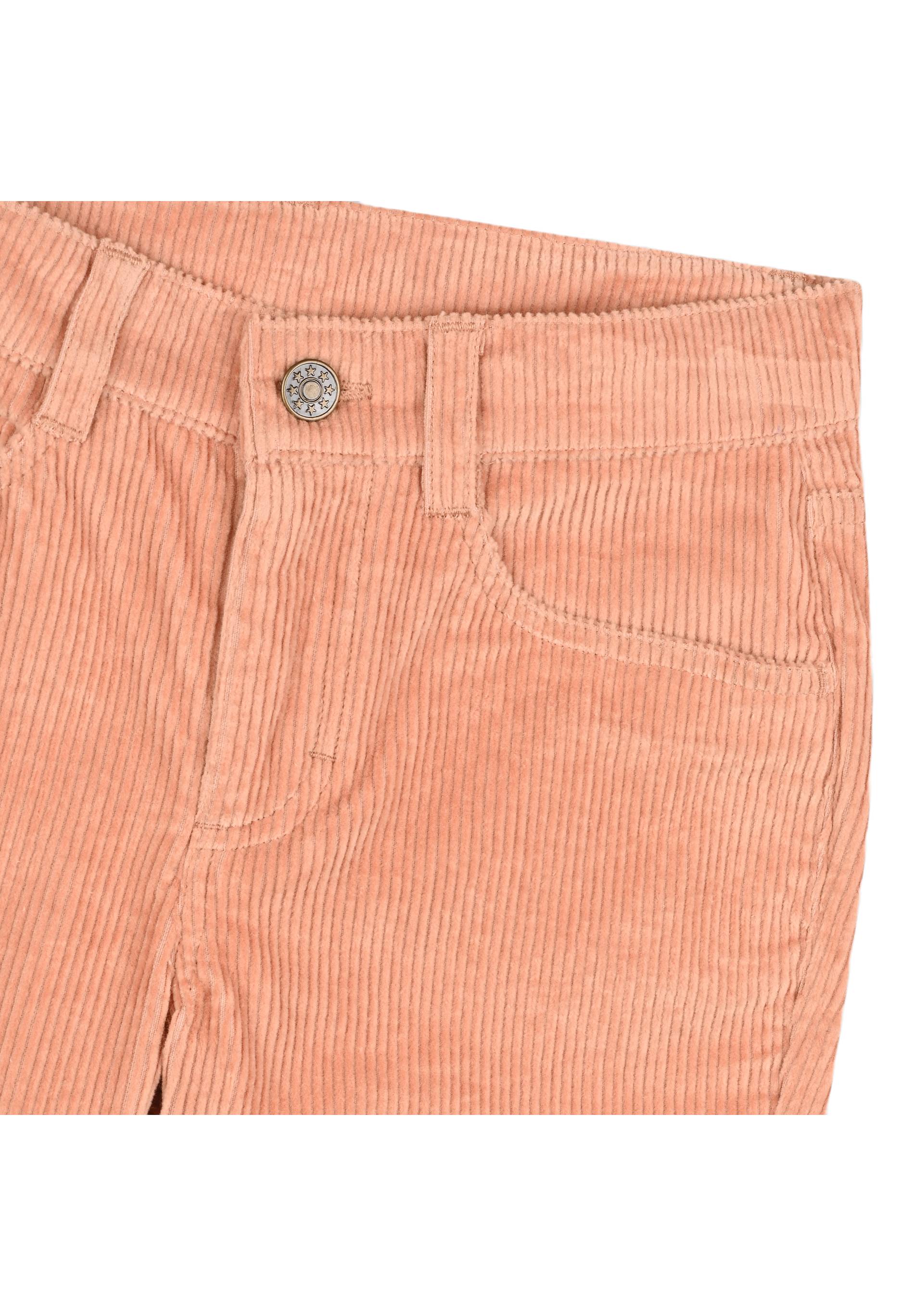 Pantalon flare velours certifié Oekotex, Rose clair, large image number 5.0