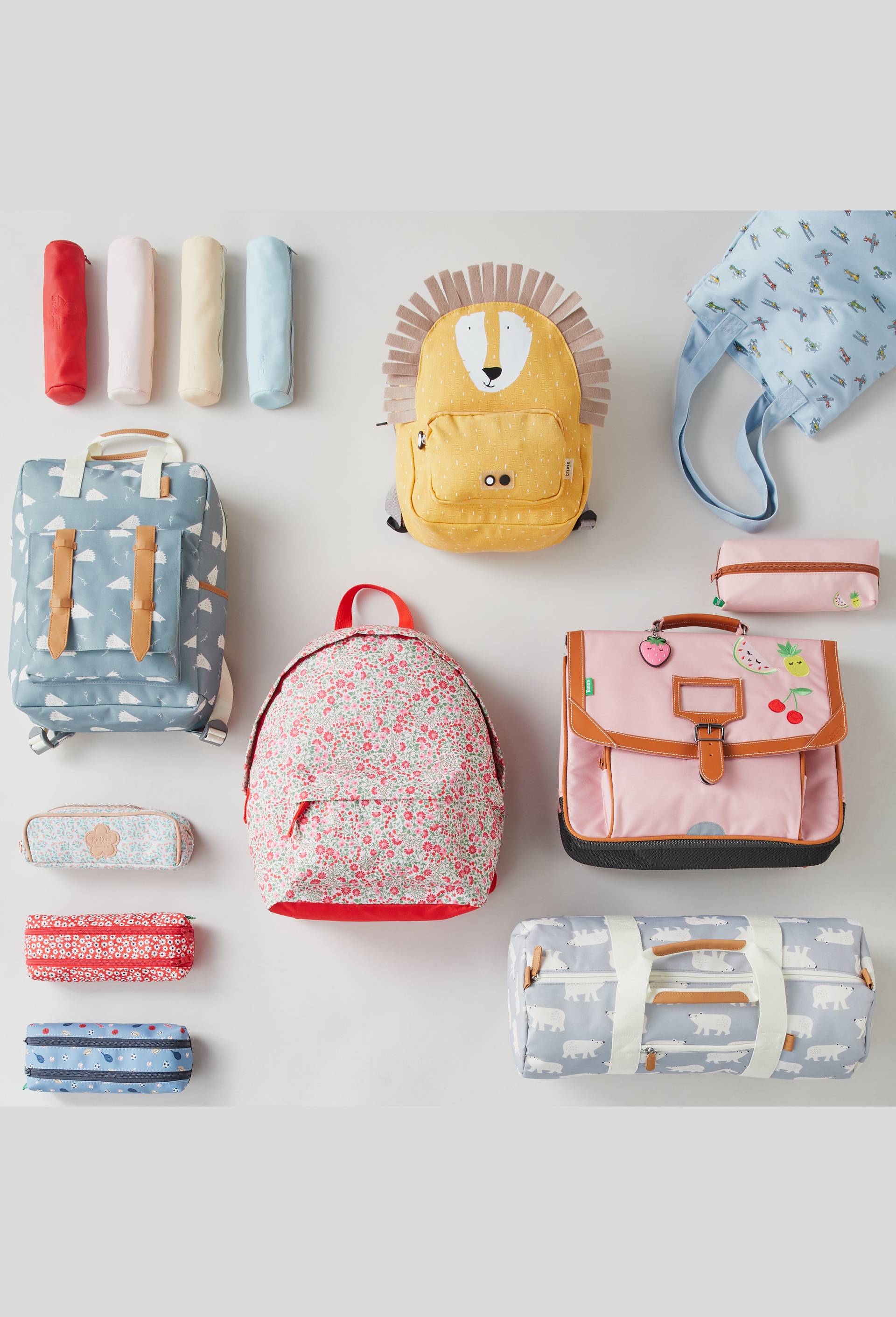 Trousse, 22 x 7,5 x 7 cm, polyester, Vert clair, large image number 2