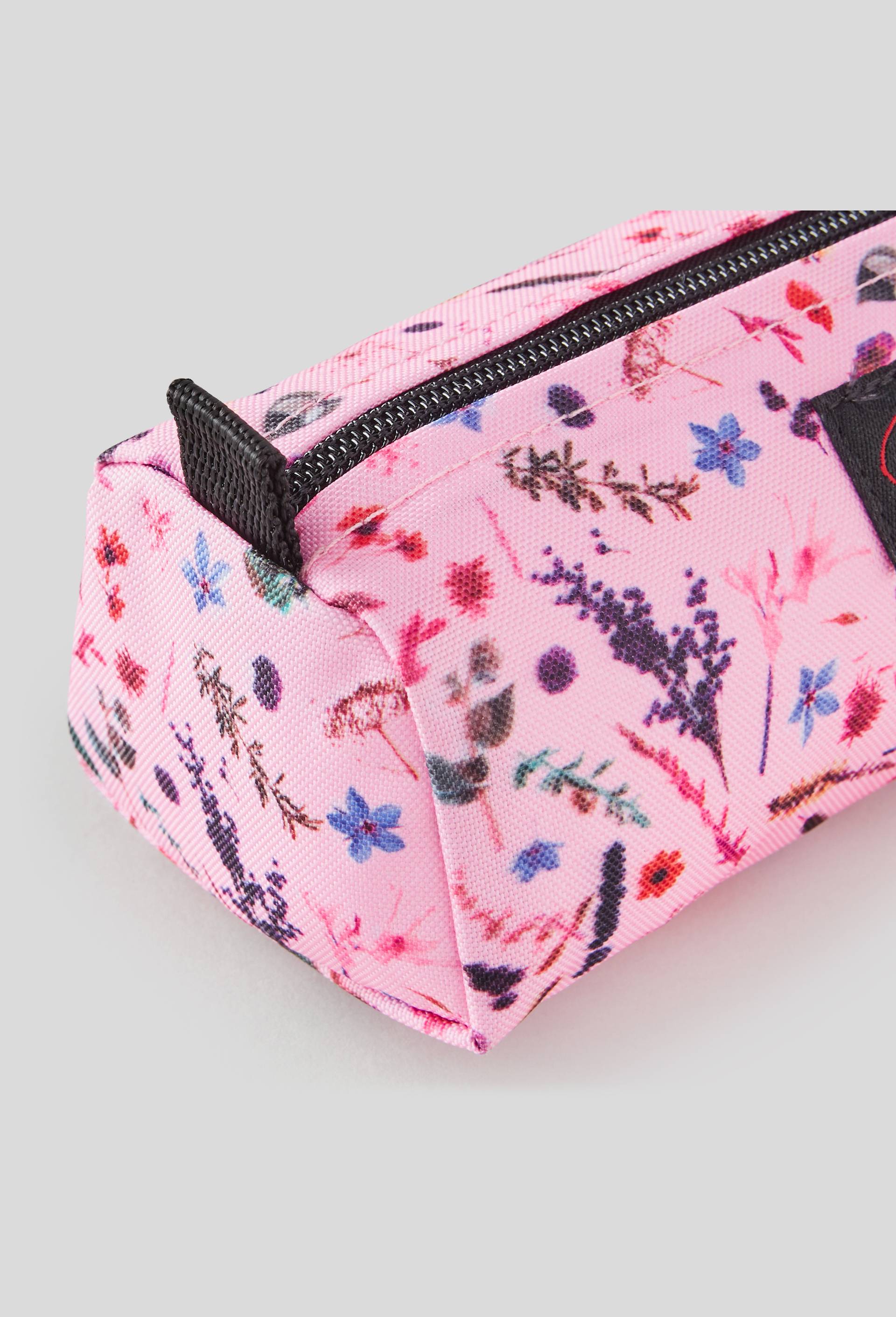 Trousse, 20,5 x 7,5 x 6 cm, polyester, Rose, large image number 1.0