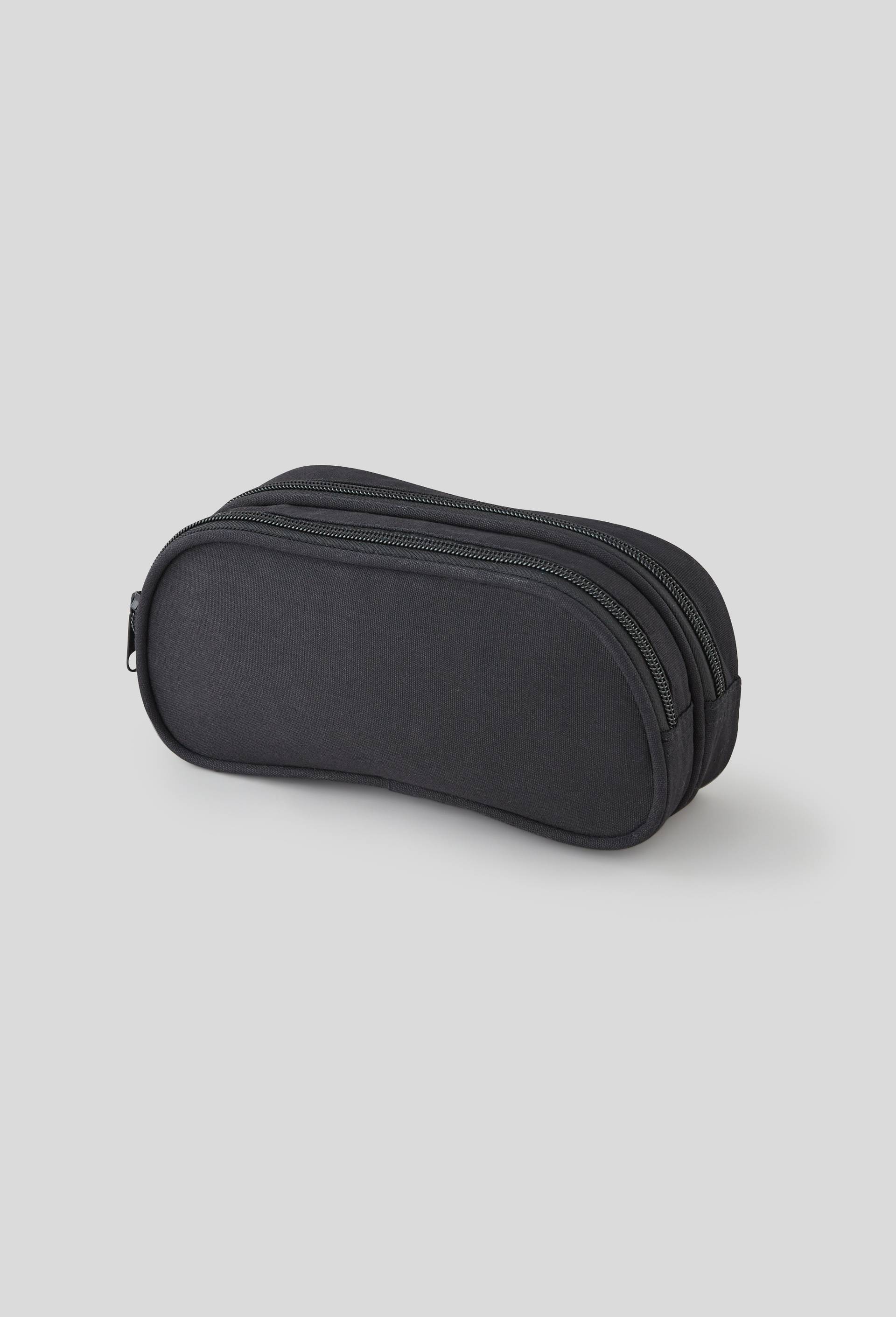 Trousse ronde, double compartiment MONOPRIX, Noir, large image number 0.0